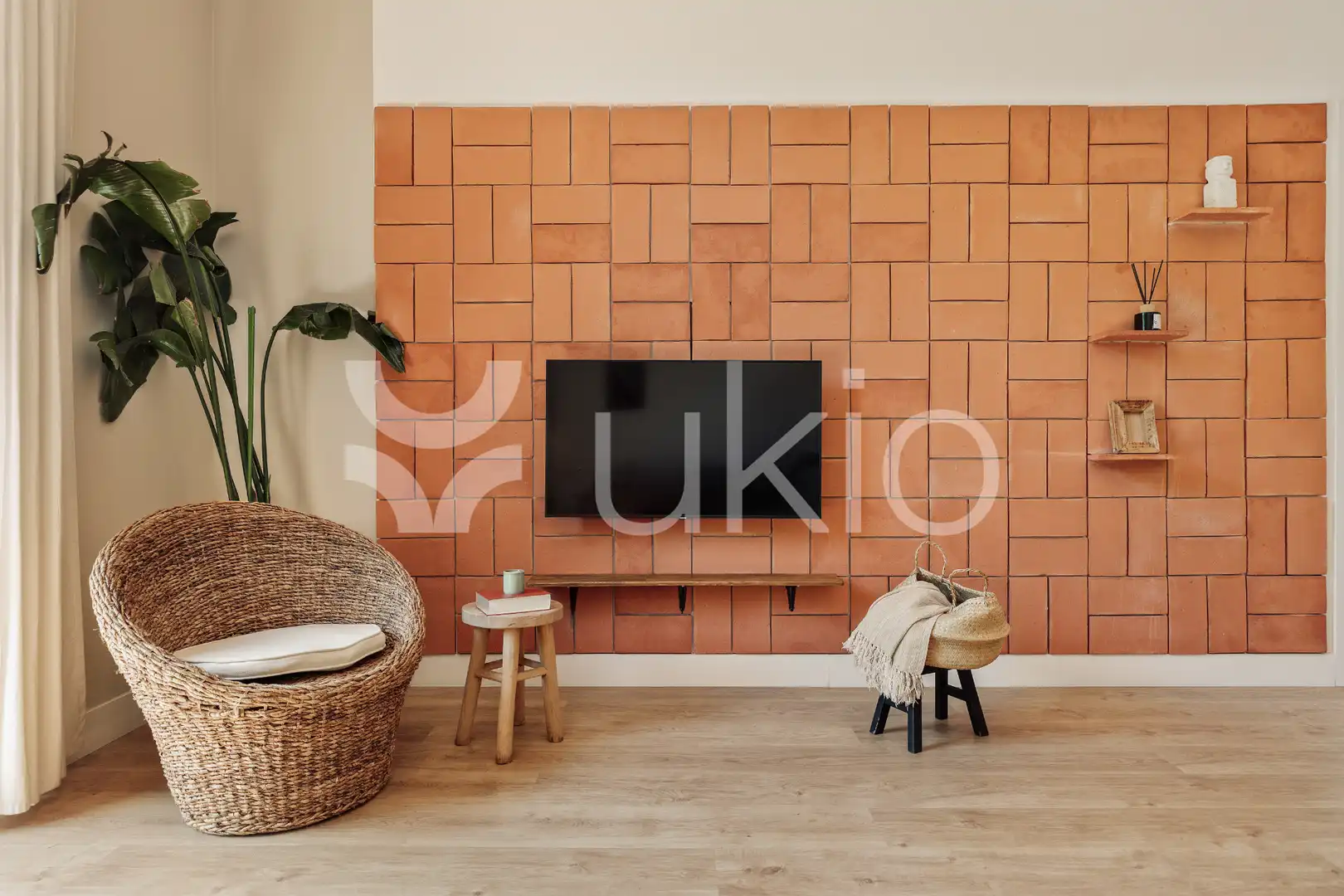 Sala de estar de Apartamento de alquiler en Barcelona con Aire acondicionado, Amueblado y Horno