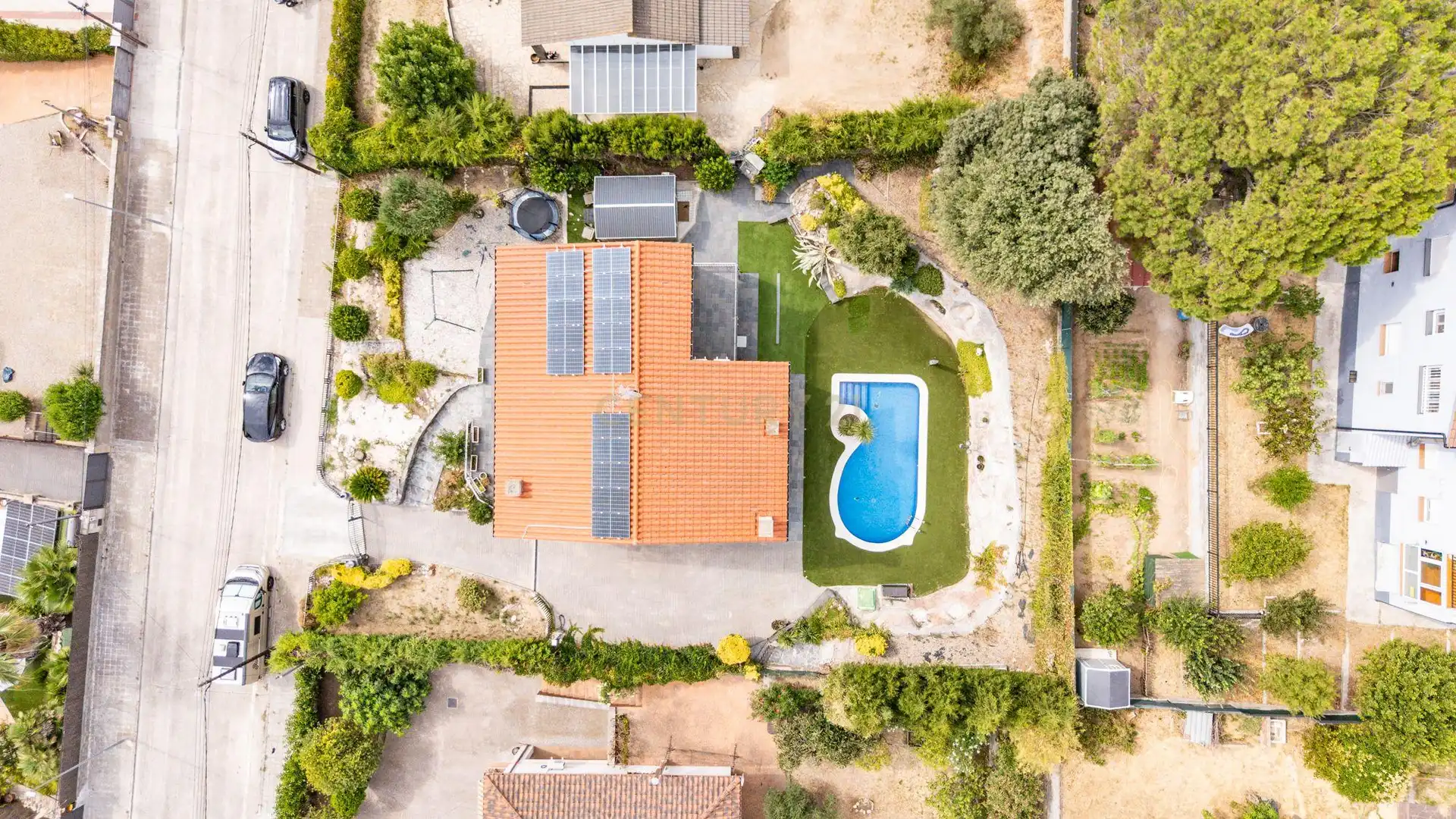 Jardí de Casa o xalet en venda en Lliçà d'Amunt amb Aire condicionat, Piscina i Alarma