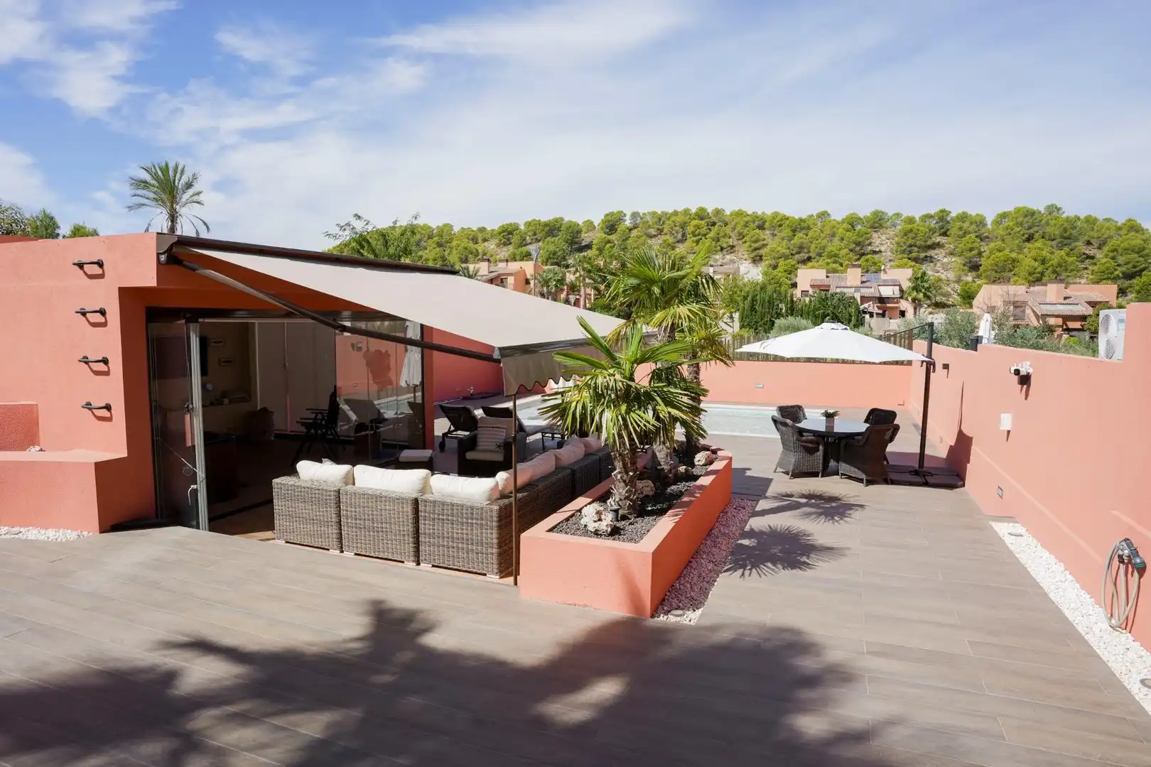 Terrace of Detached homes for sale in Caravaca de la Cruz