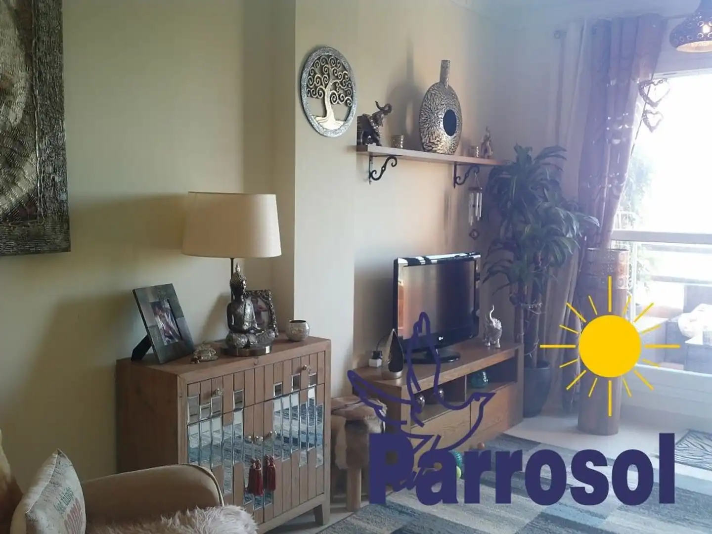 Sala de estar de Piso en venta en Mojácar con Aire acondicionado, Calefacción y Terraza