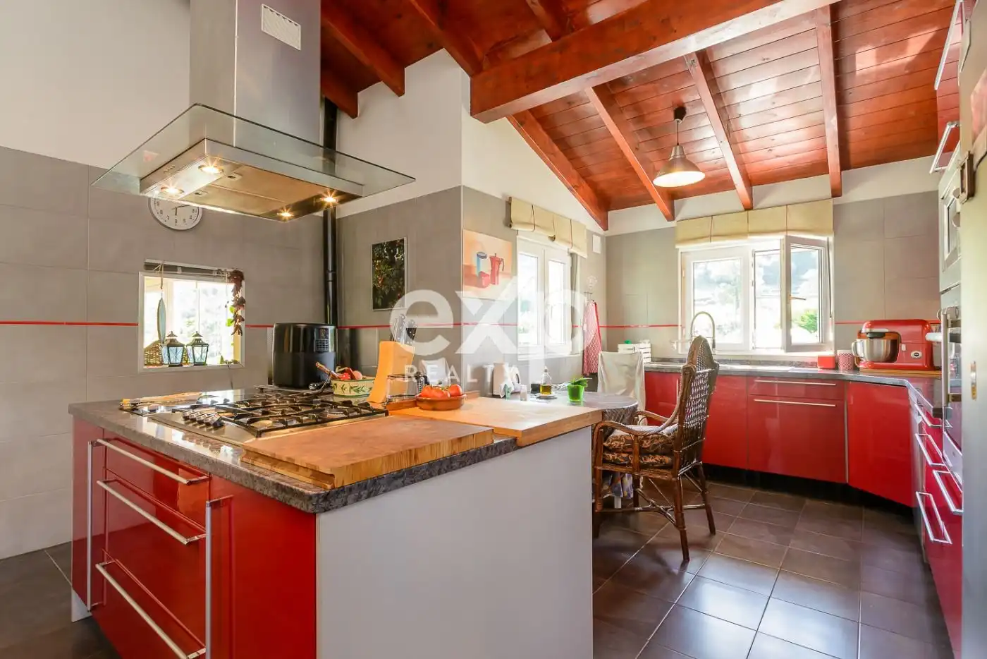 Kitchen of Houses for sale in Langreo  with Heating, Private garden and Swimming Pool