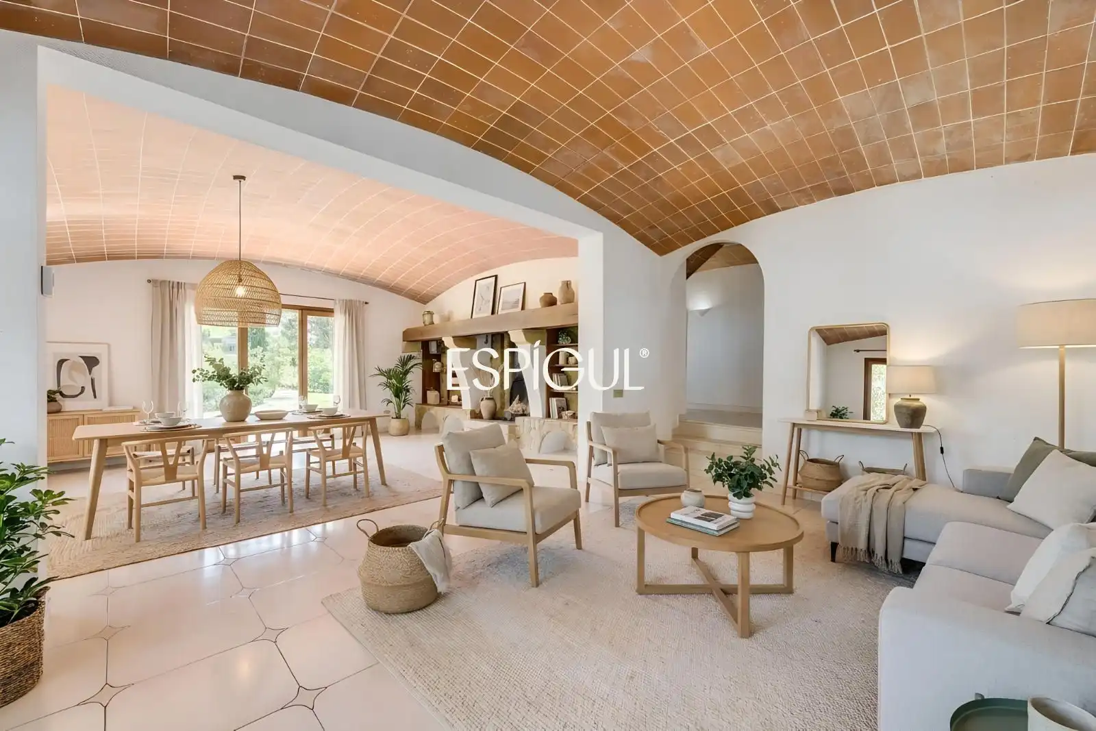 Sala d'estar de Casa o xalet en venda en Santa Cristina d'Aro amb Calefacció, Terrassa i Forn