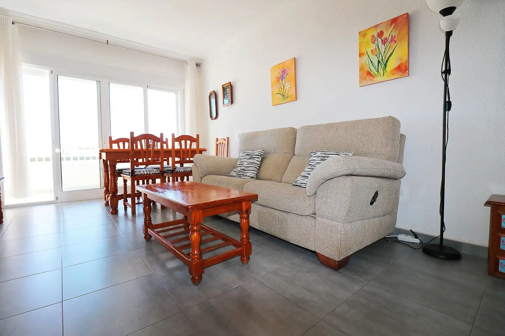 Sala de estar de Piso en venta en Guardamar del Segura con Terraza, Amueblado y Lavadora