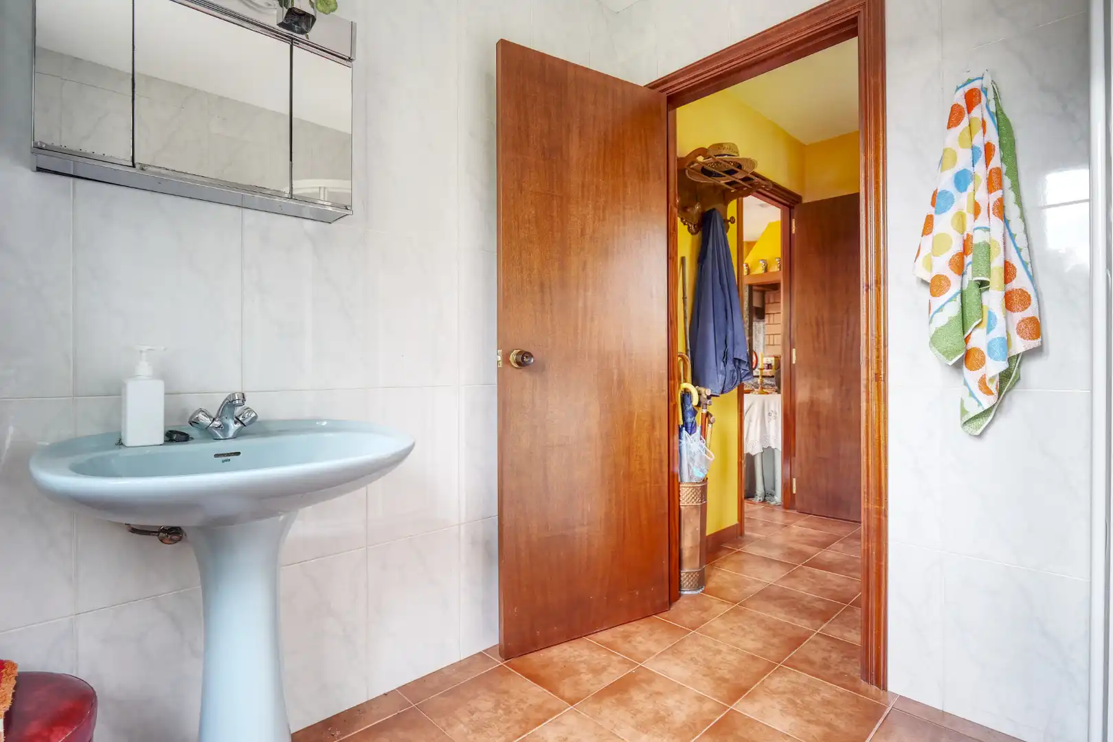 Baño de Finca rústica en venta en Valdoviño con Calefacción, Jardín privado y Parquet