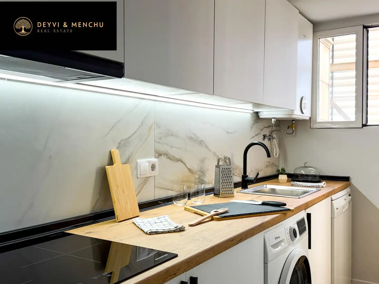 Küche von Wohnung zum Verkauf in Madrid mit Klimaanlage, Heizung und Möbliert
