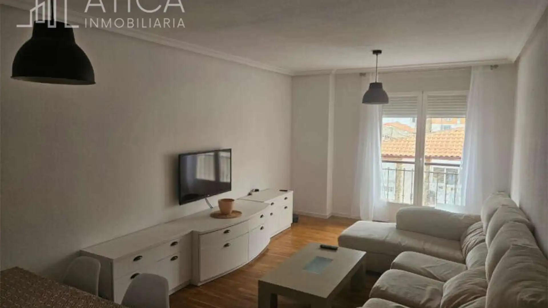 Sala d'estar de Pis de lloguer en Salamanca Capital amb Calefacció, Terrassa i Moblat