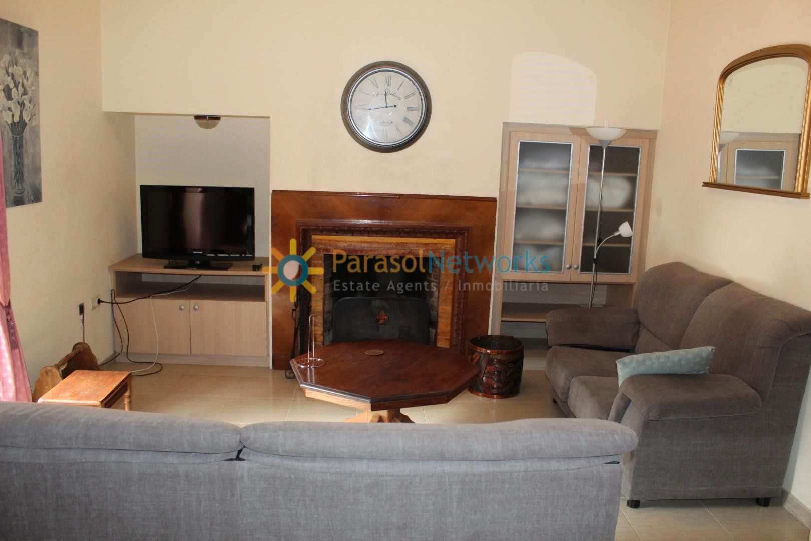 Living room of Duplex to rent in Oliva  with Air Conditioner, Terrace and Furnished