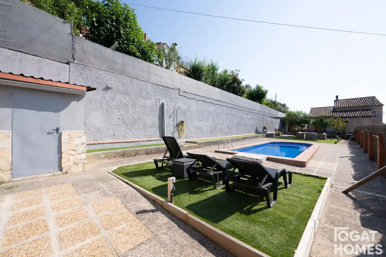 Piscina de Casa o xalet en venda en Sant Cugat del Vallès amb Aire condicionat, Calefacció i Terrassa