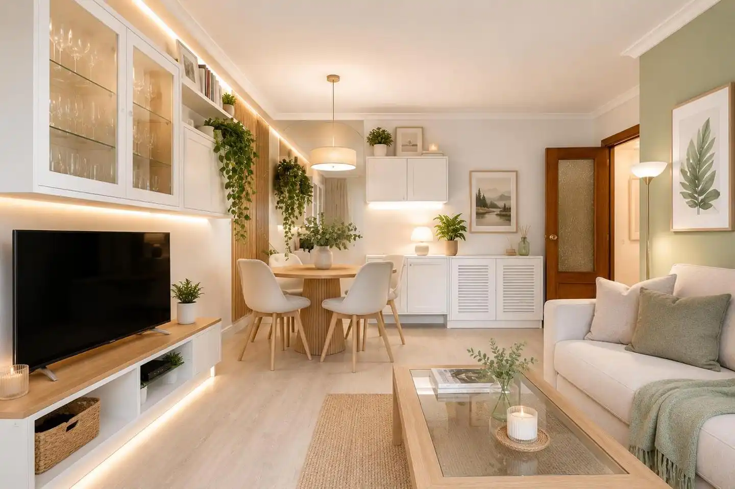 Living room of Flat for sale in San Sebastián de los Reyes  with Heating, Parquet flooring and Terrace