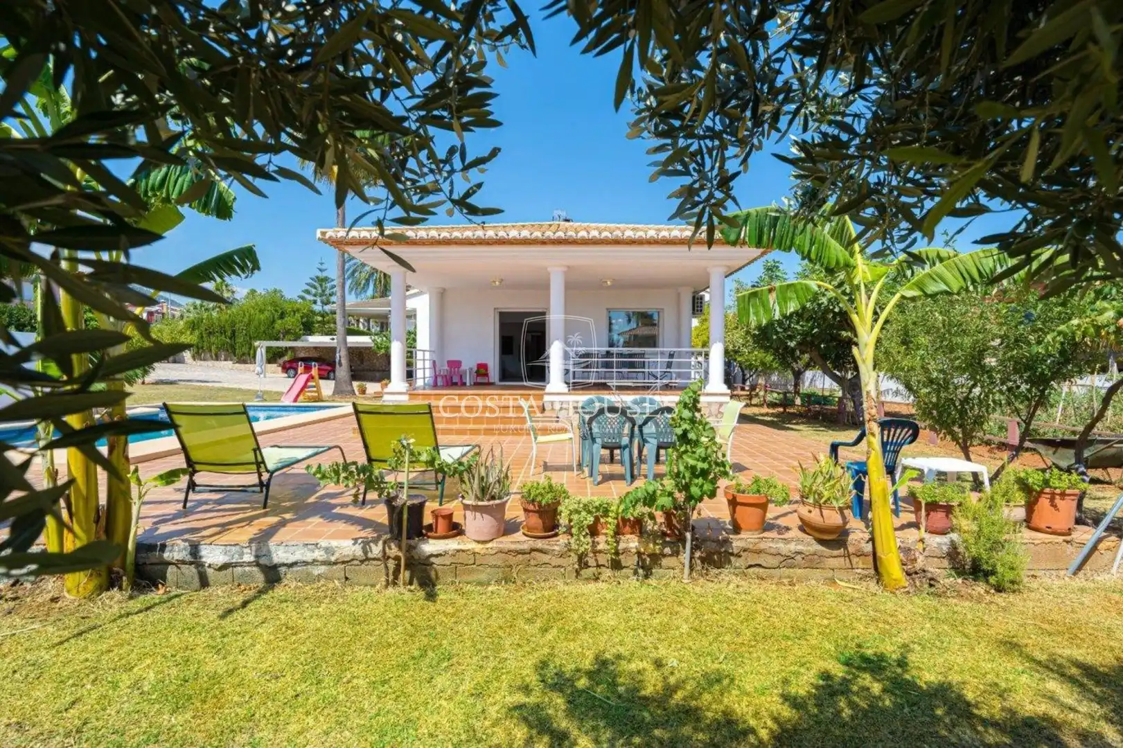 Garden of Houses for sale in Dénia  with Air Conditioner, Private garden and Terrace