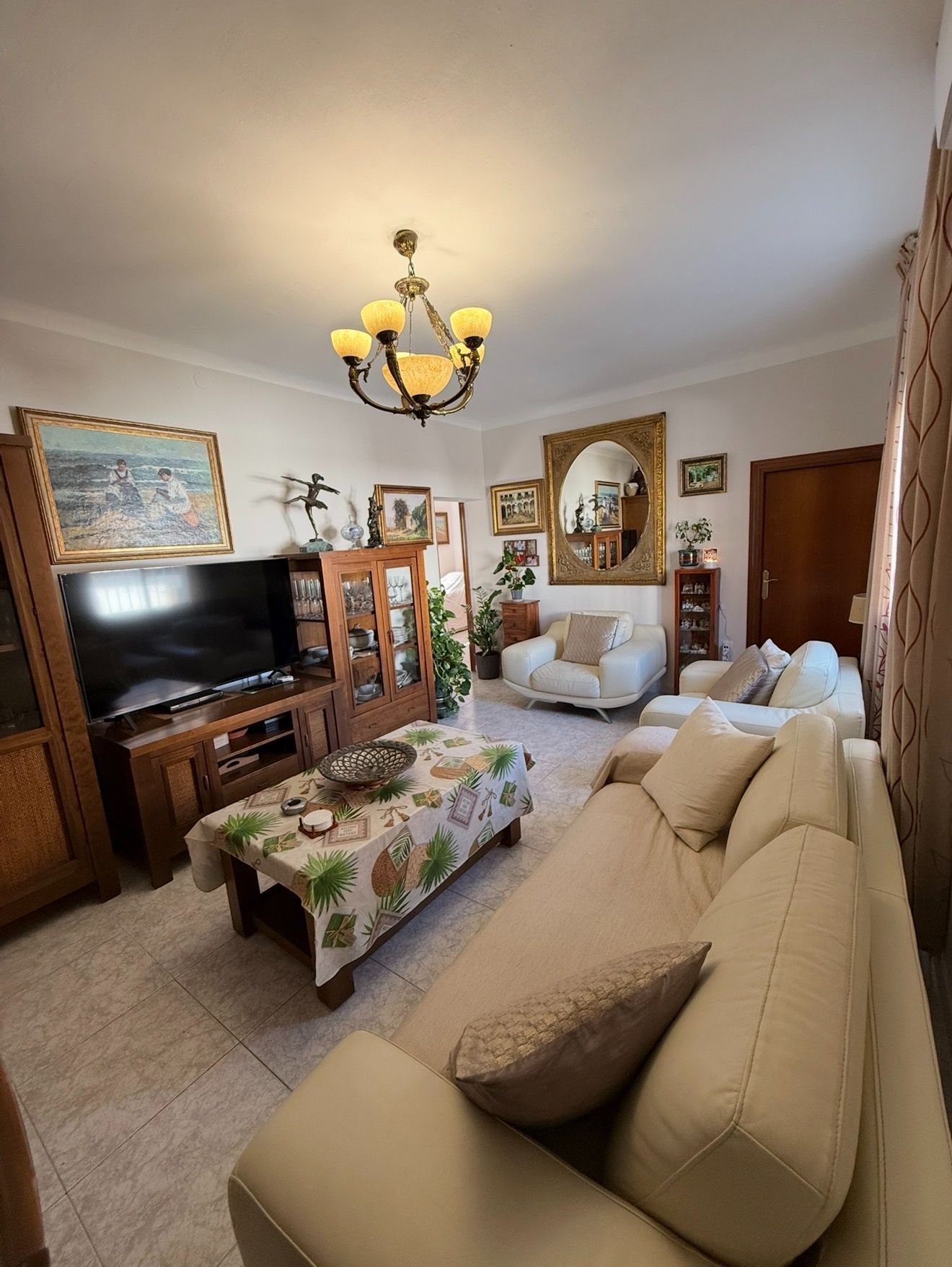 Sala d'estar de Pis en venda en Málaga Capital amb Aire condicionat i Calefacció