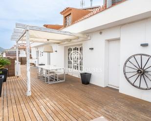 Terrace of Flat to rent in Sitges  with Air Conditioner, Heating and Terrace