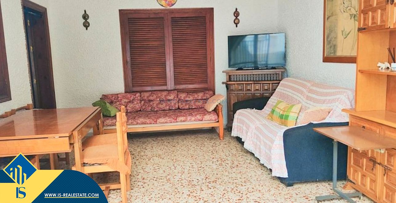 Sala de estar de Apartamento en venta en Pilar de la Horadada con Calefacción, Jardín privado y Amueblado