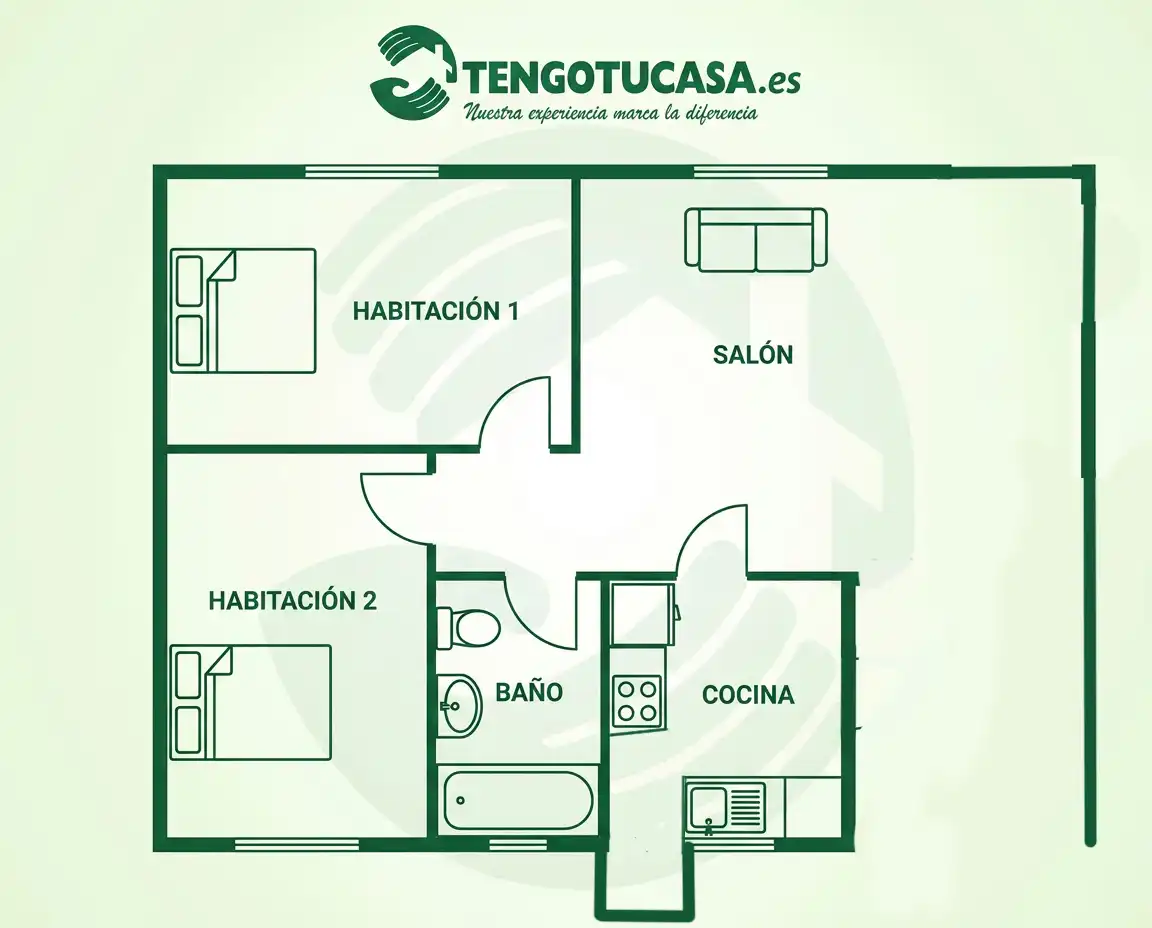 Flat for sale in Madrid  with Air Conditioner and Heating