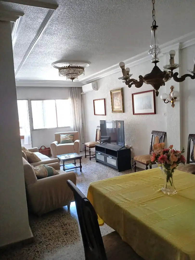 Sala d'estar de Pis de lloguer en Murcia amb Aire condicionat, Calefacció i Moblat