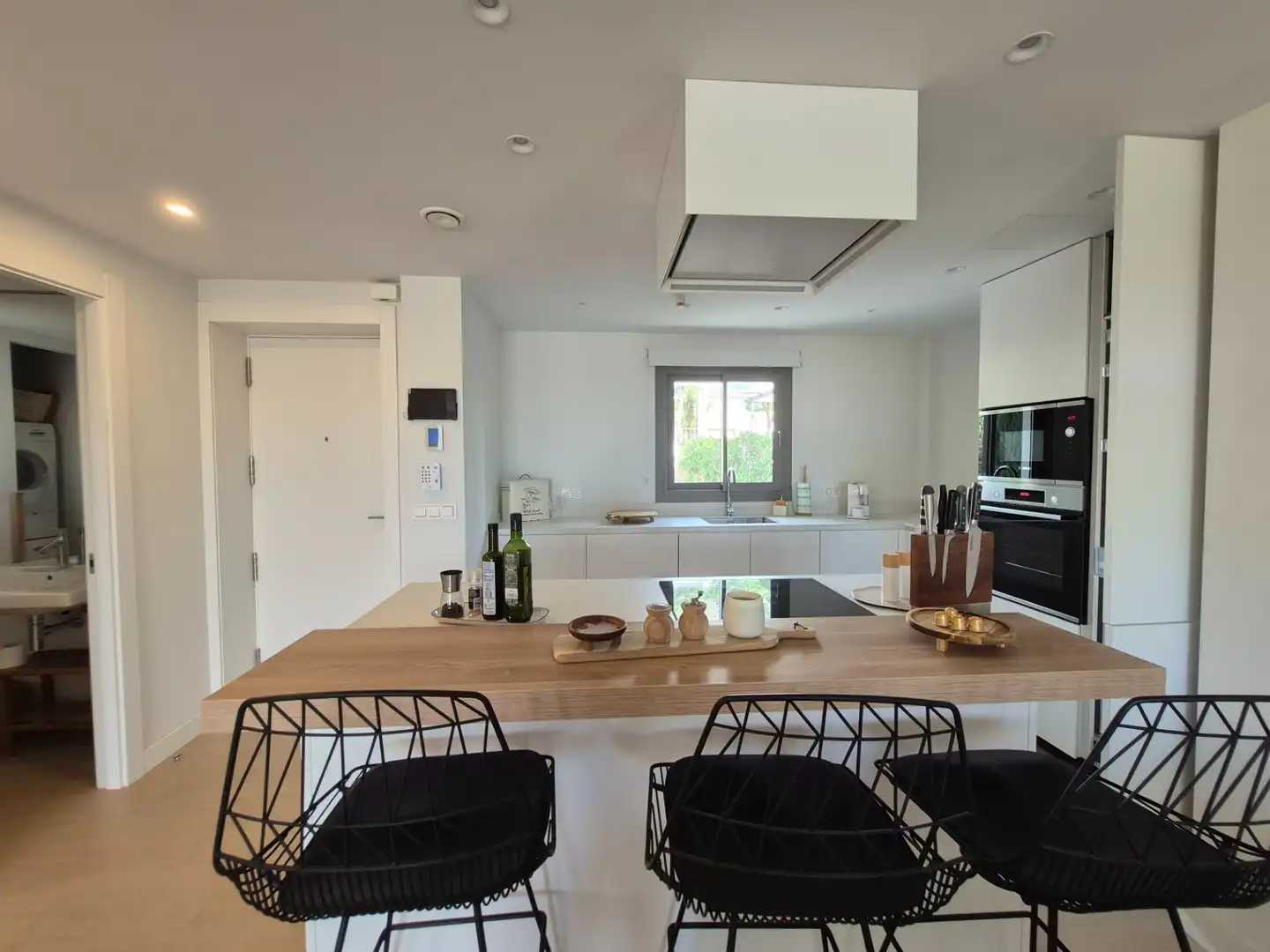 Küche von Wohnung zur Miete in Mijas mit Klimaanlage, Privatgarten und Terrasse