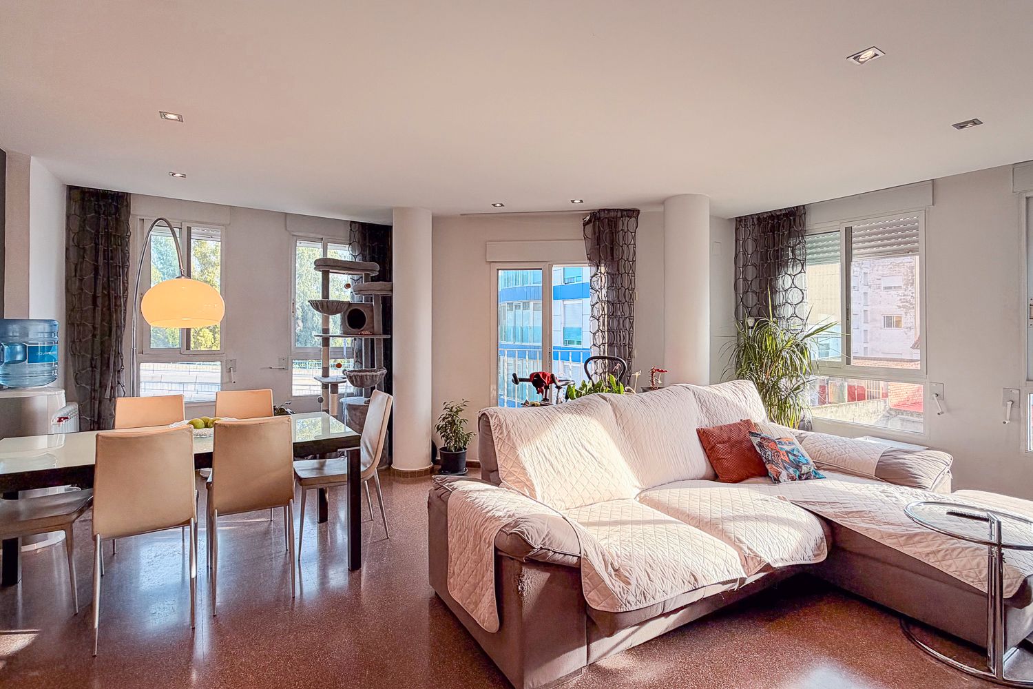 Living room of Apartment to rent in Almenara  with Air Conditioner, Heating and Furnished