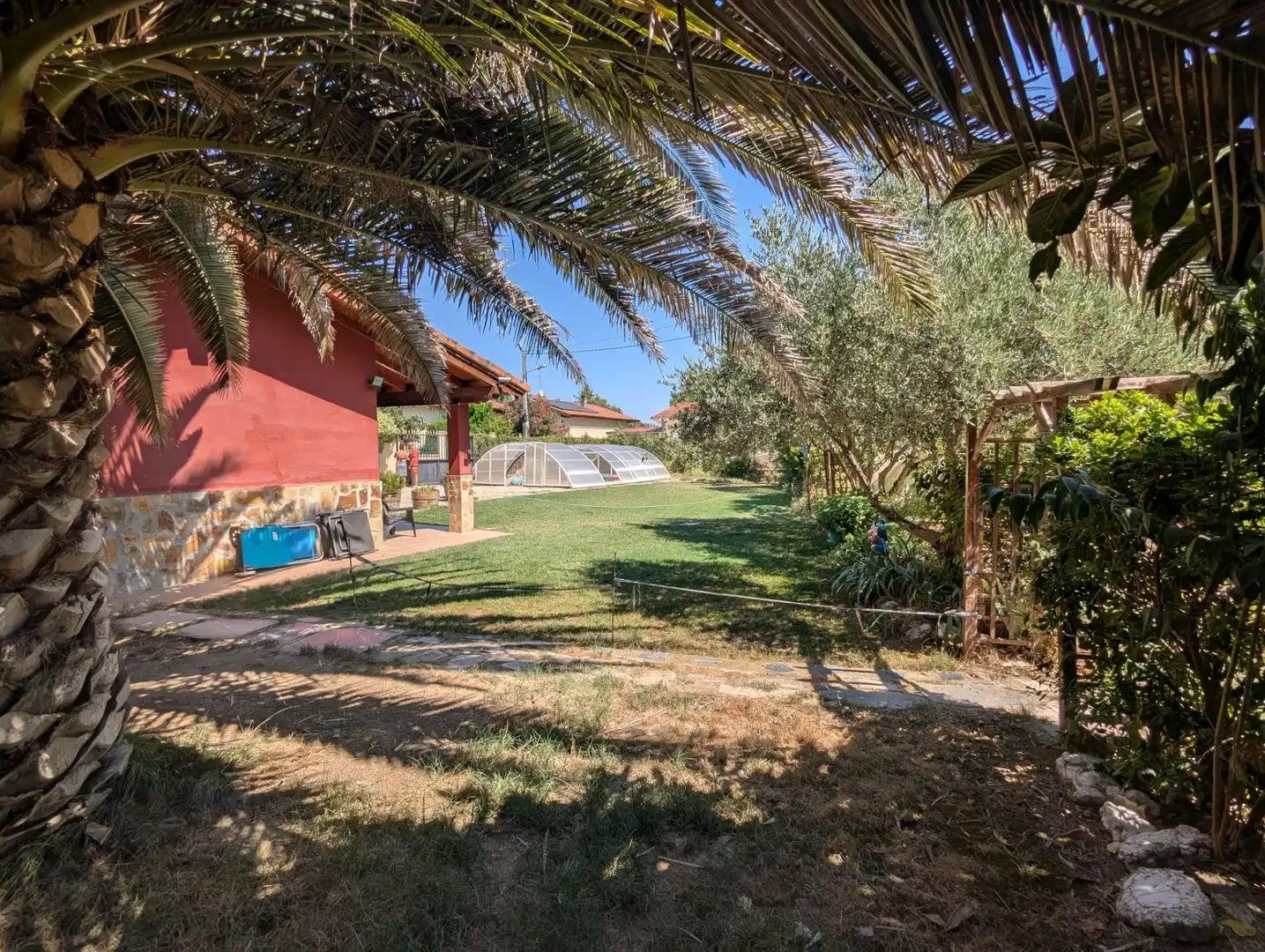 Jardín de Finca rústica en venta en Lerín con Jardín privado, Piscina y Amueblado