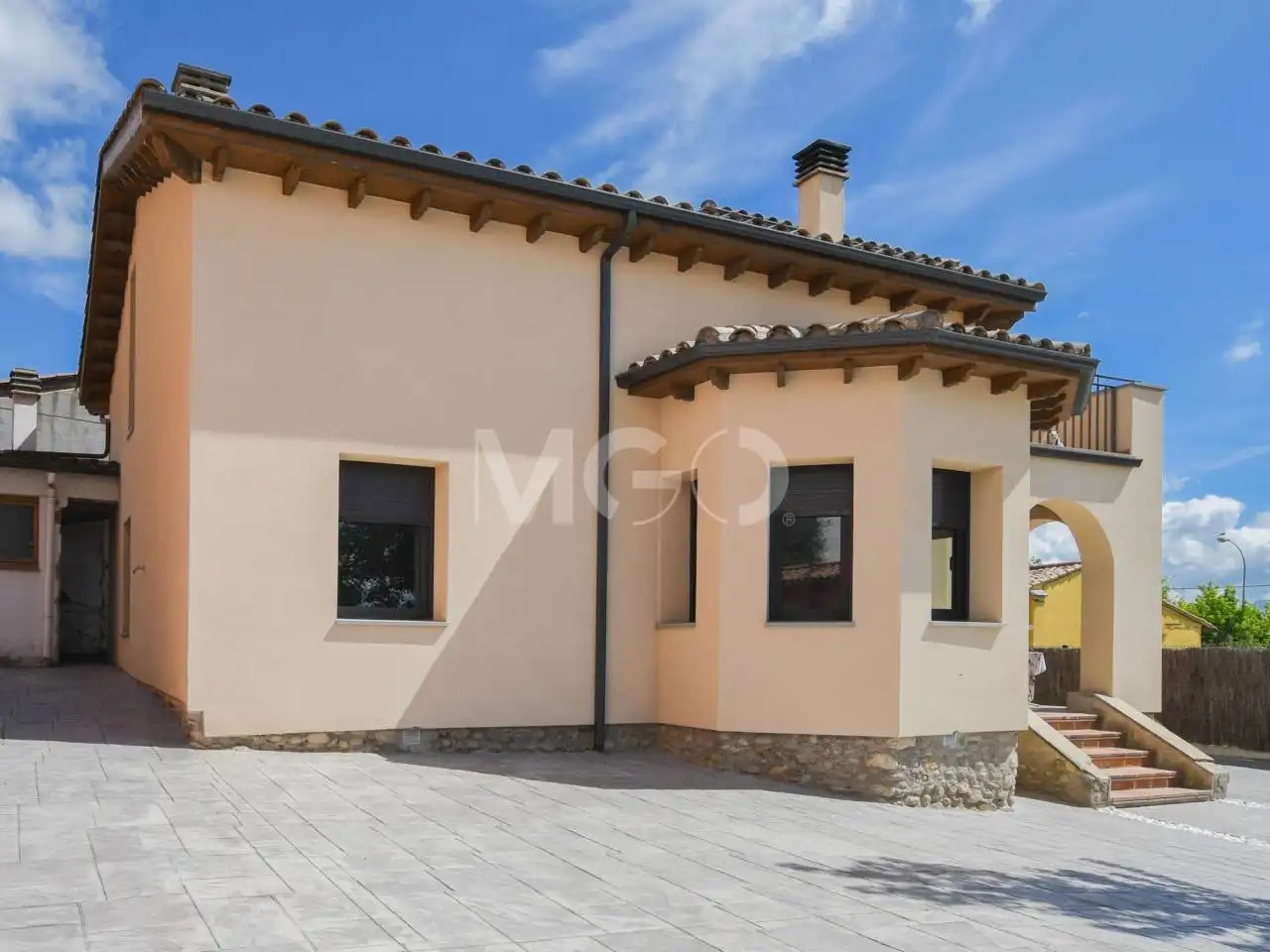 Vista exterior de Casa o chalet en venta en Les Masies de Voltregà con Parquet y Terraza