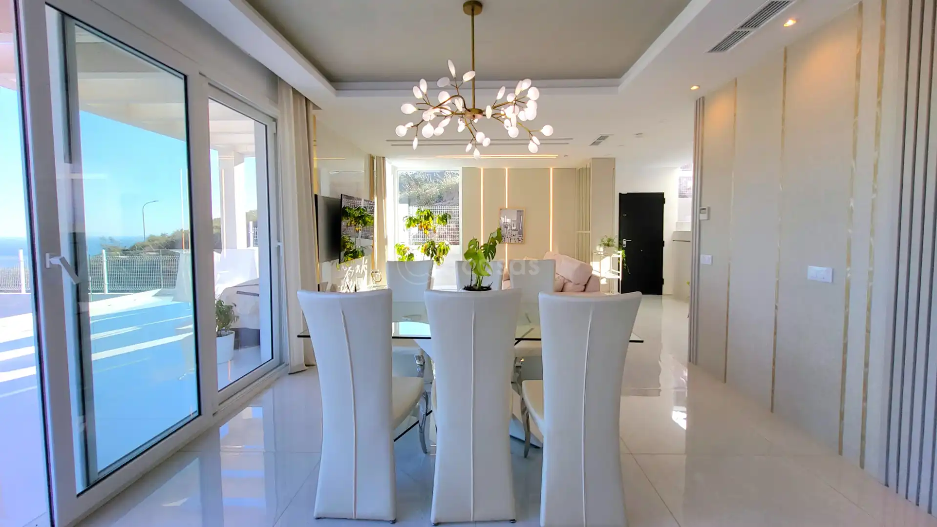 Comedor de Casa o chalet en venta en Benalmádena con Aire acondicionado, Calefacción y Jardín privado
