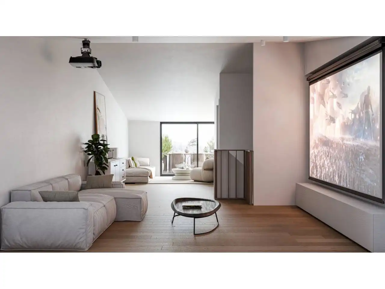 Living room of Flat for sale in Granollers  with Air Conditioner, Heating and Balcony