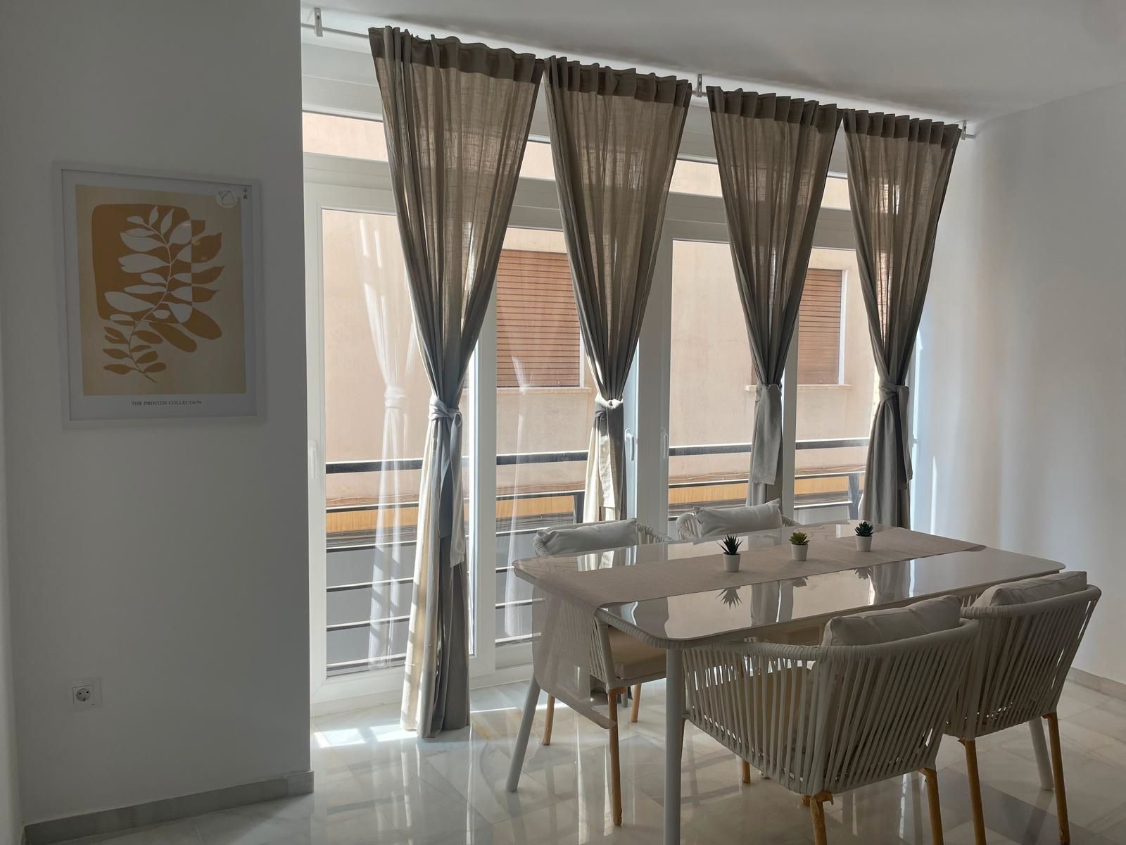 Dining room of Flat to share in Málaga Capital  with Air Conditioner, Heating and Furnished