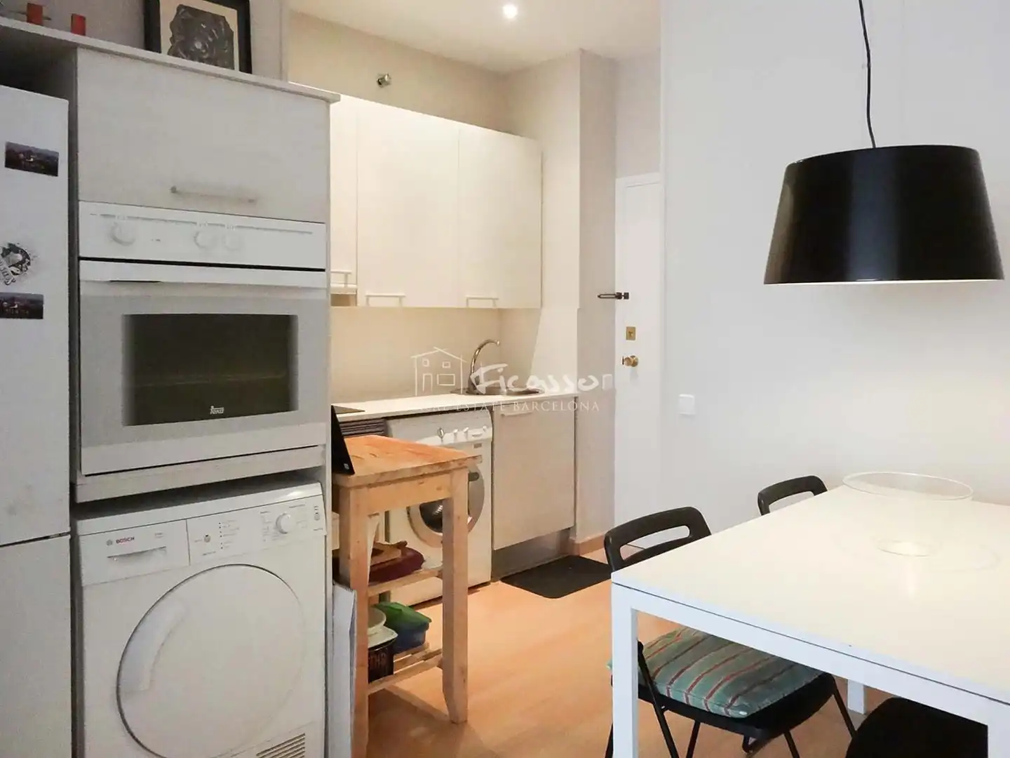 Cocina de Piso en venta en Barcelona con Aire acondicionado, Calefacción y Parquet