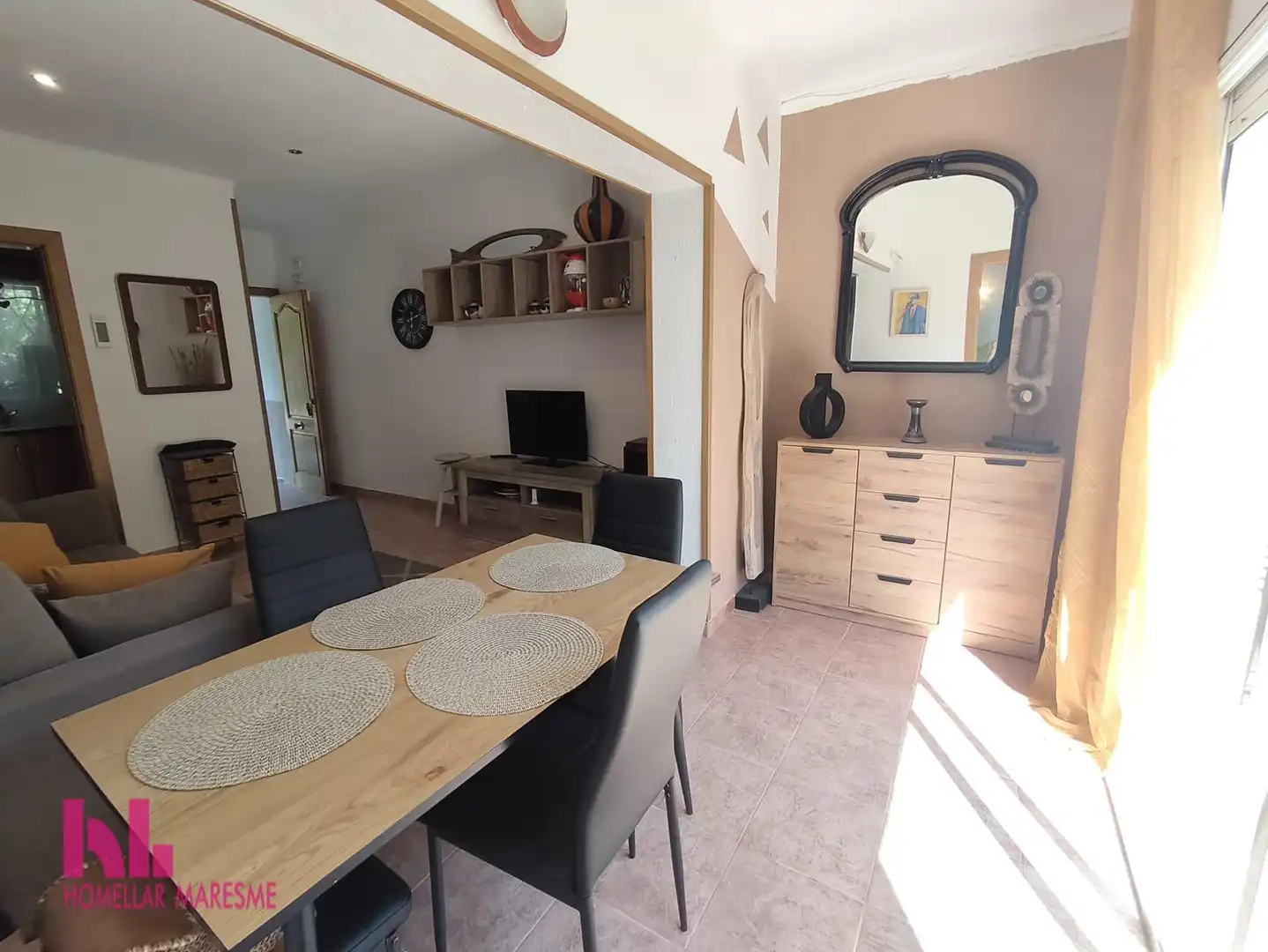 Dining room of Flat for sale in Santa Susanna  with Terrace and Community pool