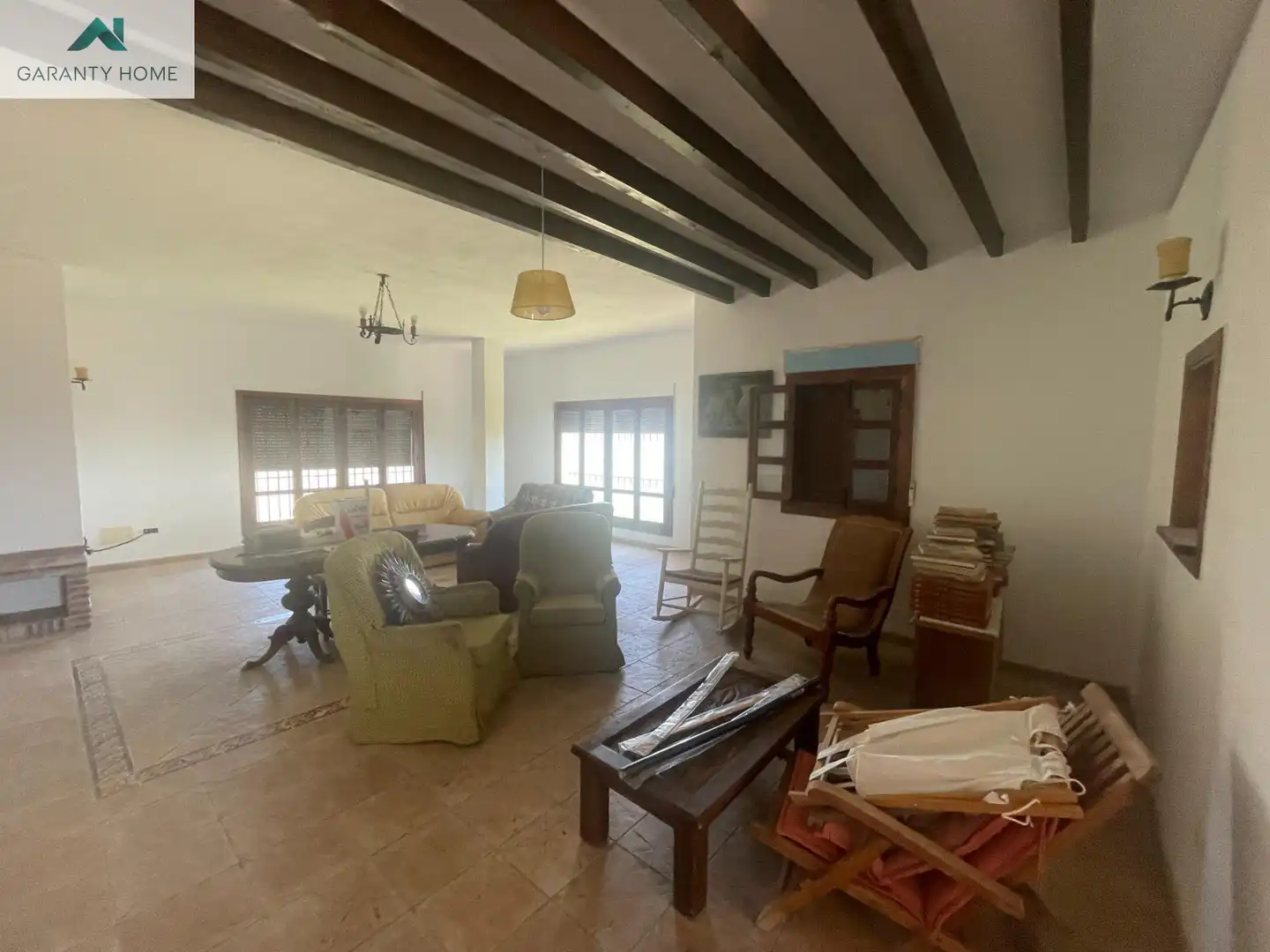 Sala d'estar de Finca rústica en venda en Colmenar amb Aire condicionat, Jardí privat i Terrassa