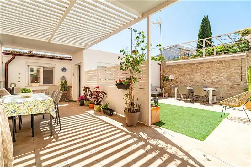 Terrassa de Casa adosada en venda en  Palma de Mallorca amb Aire condicionat, Jardí privat i Terrassa