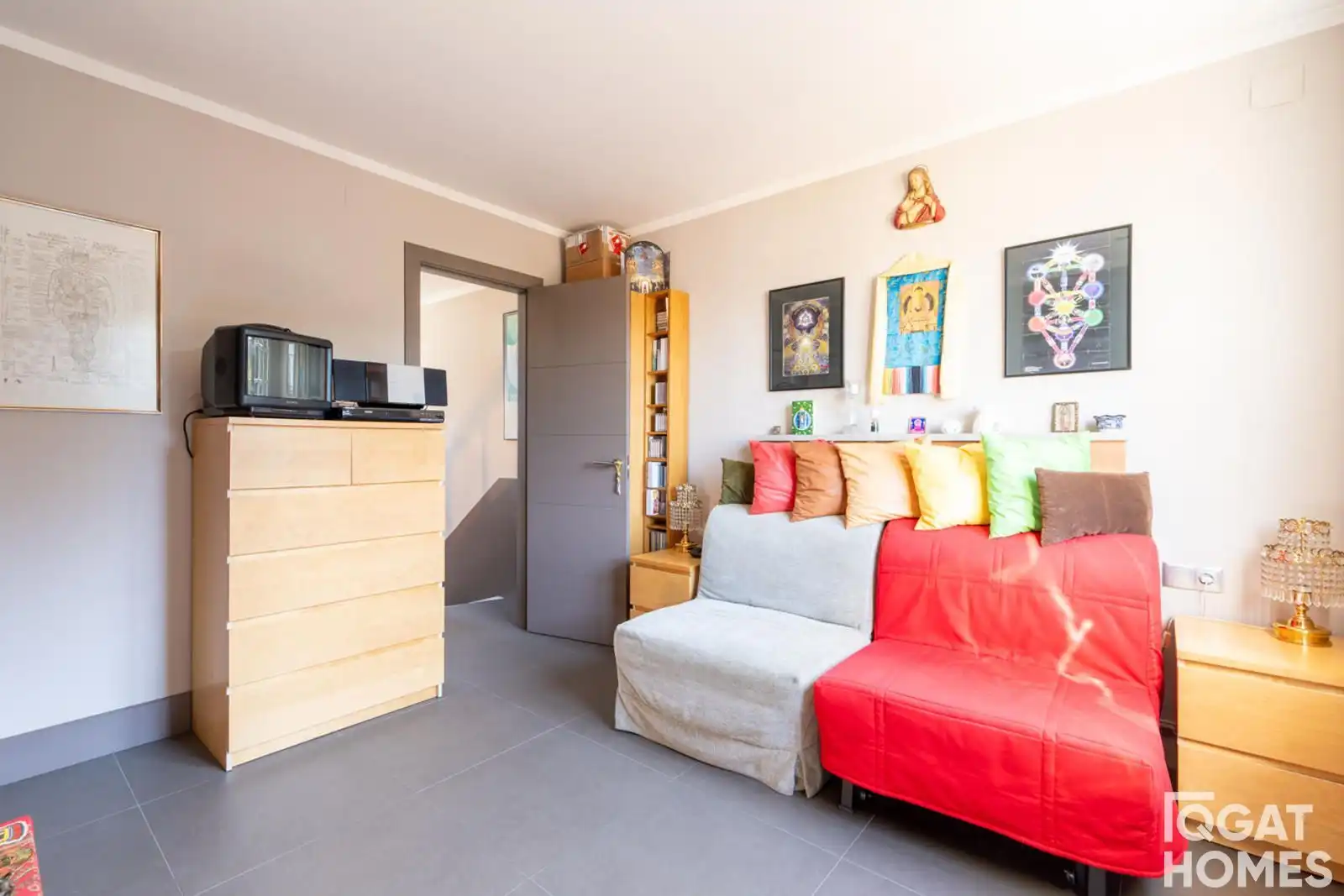 Dormitori de Casa o xalet en venda en Sant Cugat del Vallès amb Aire condicionat, Calefacció i Terrassa