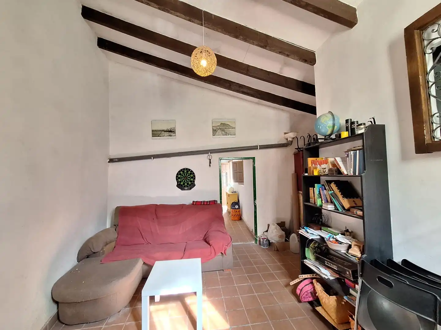 Sala d'estar de Finca rústica en venda en Alcoy / Alcoi amb Traster i Moblat