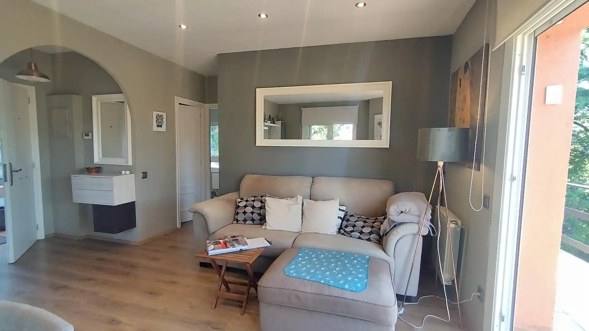 Wohnzimmer von Haus oder Chalet zum Verkauf in Santa Maria de Palautordera mit Heizung und Balkon