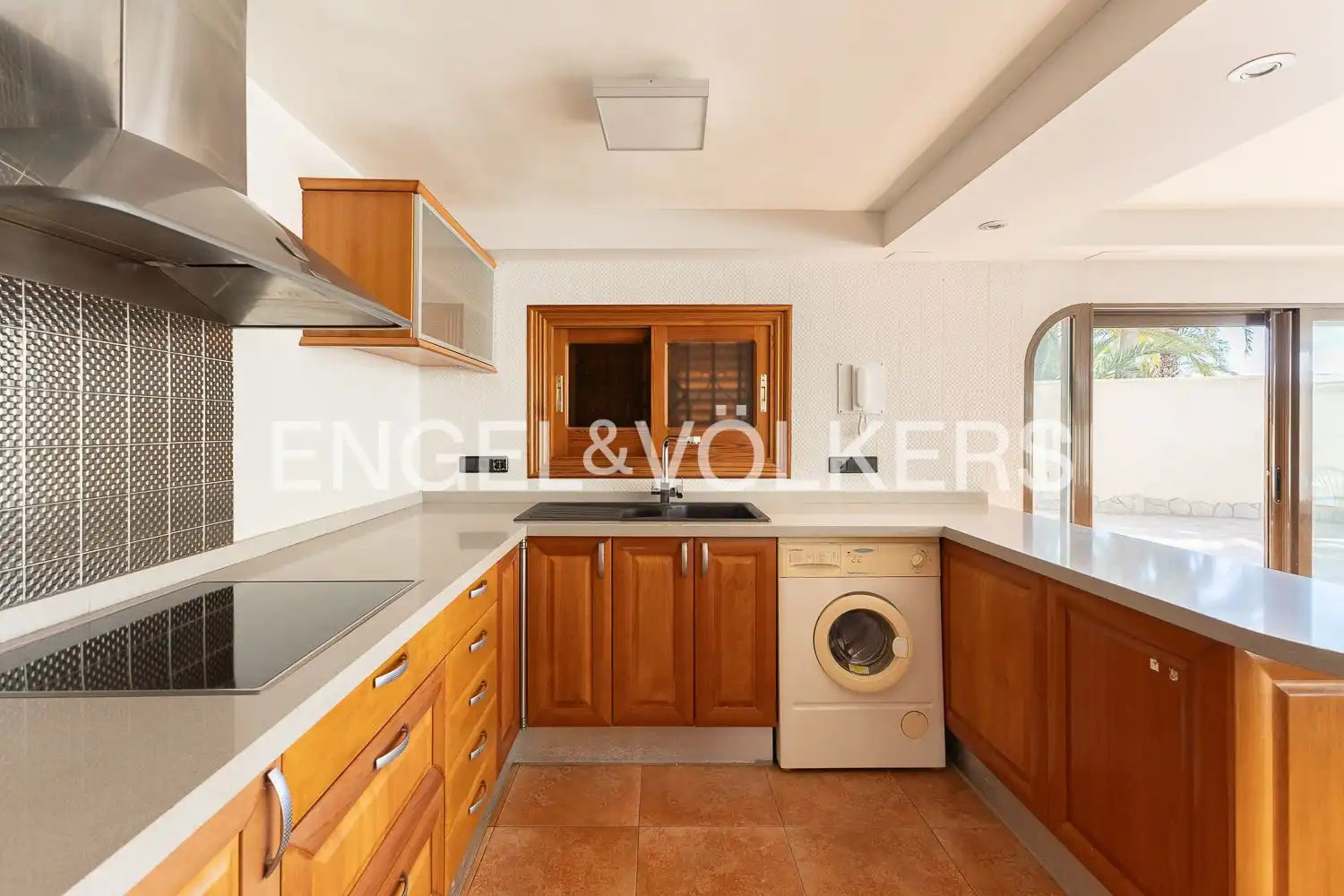 Cocina de Casa o chalet de alquiler en La Pobla de Farnals con Aire acondicionado, Calefacción y Jardín privado