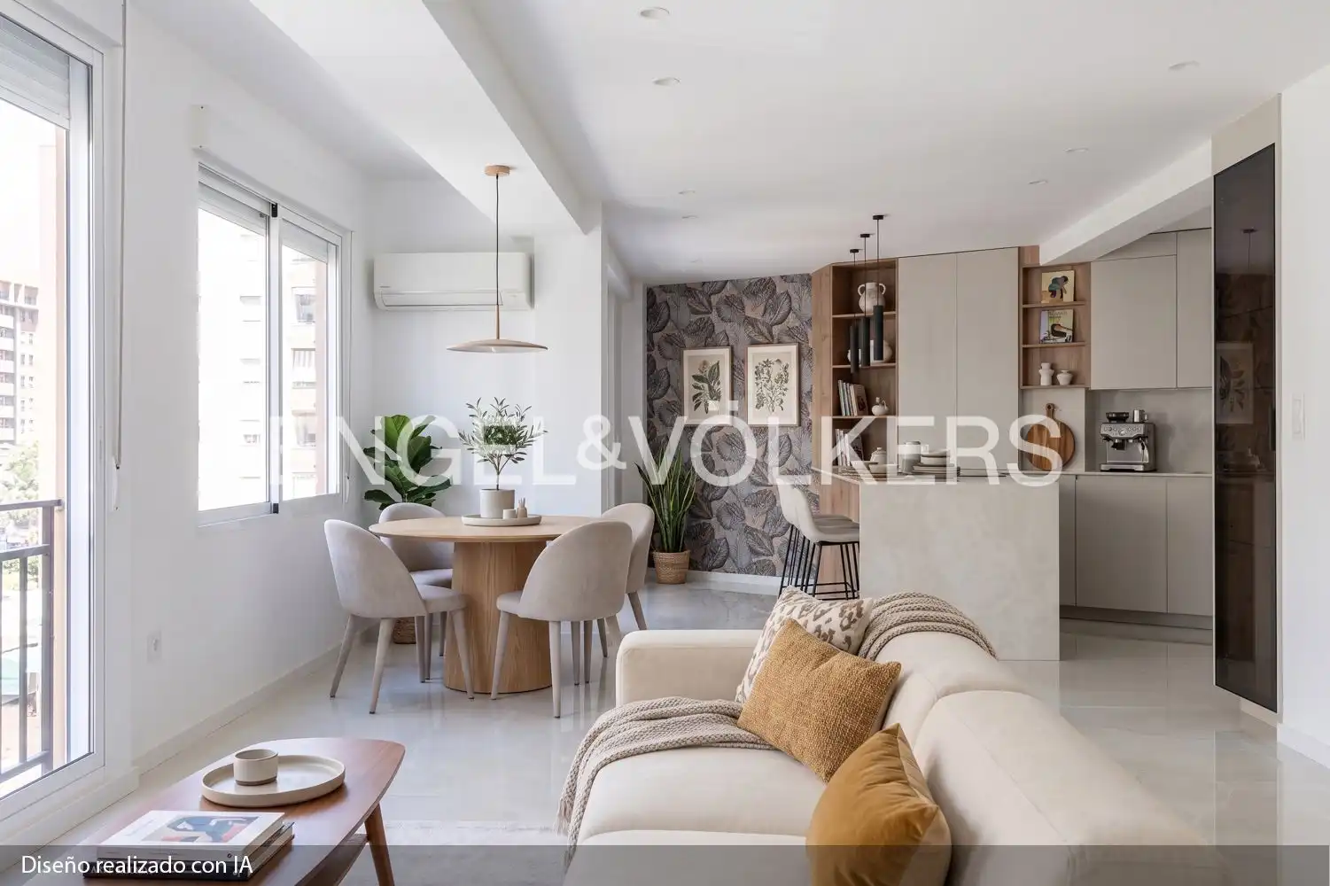 Sala de estar de Piso en venta en Valencia con Aire acondicionado, Calefacción y Balcón