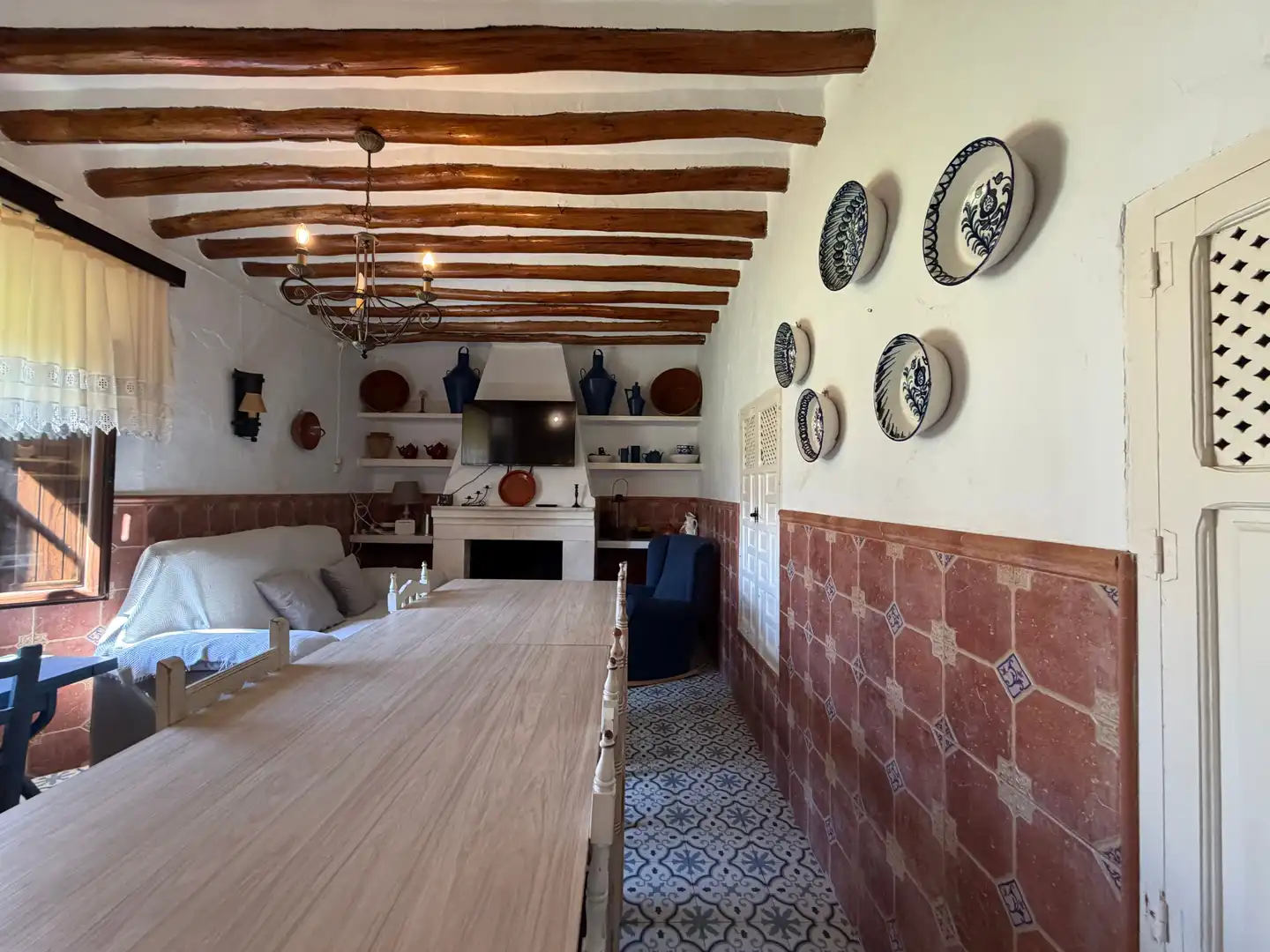 Cuina de Finca rústica en venda en Villanueva del Trabuco amb Jardí privat, Terrassa i Traster