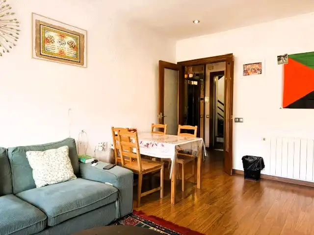 Sala de estar de Piso en venta en Montgat con Calefacción, Parquet y Horno