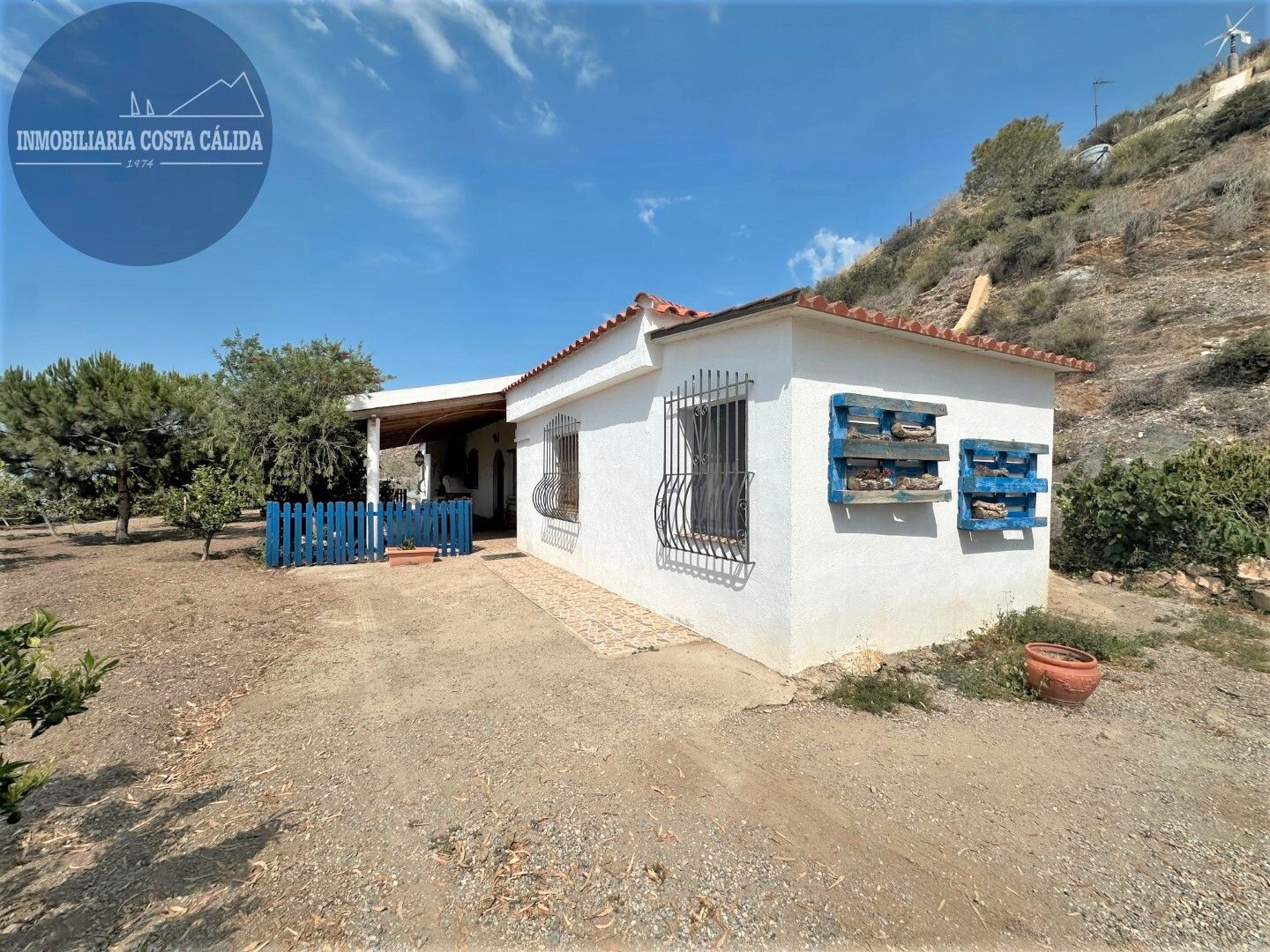 Vista exterior de Finca rústica en venta en Águilas con Aire acondicionado, Calefacción y Jardín privado