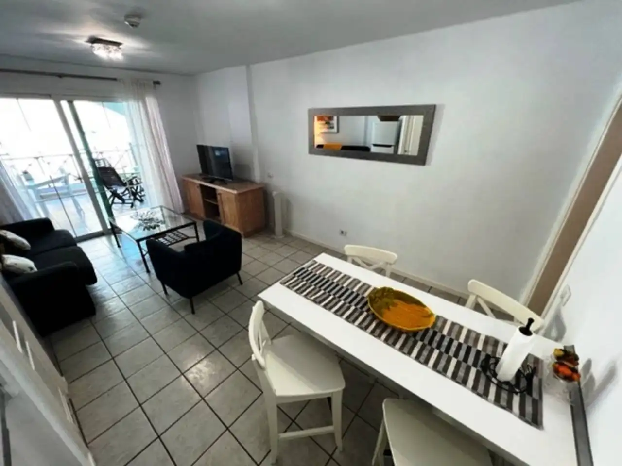 Living room of Flat for rent in Arona  with Air Conditioner, Terrace and Furnished