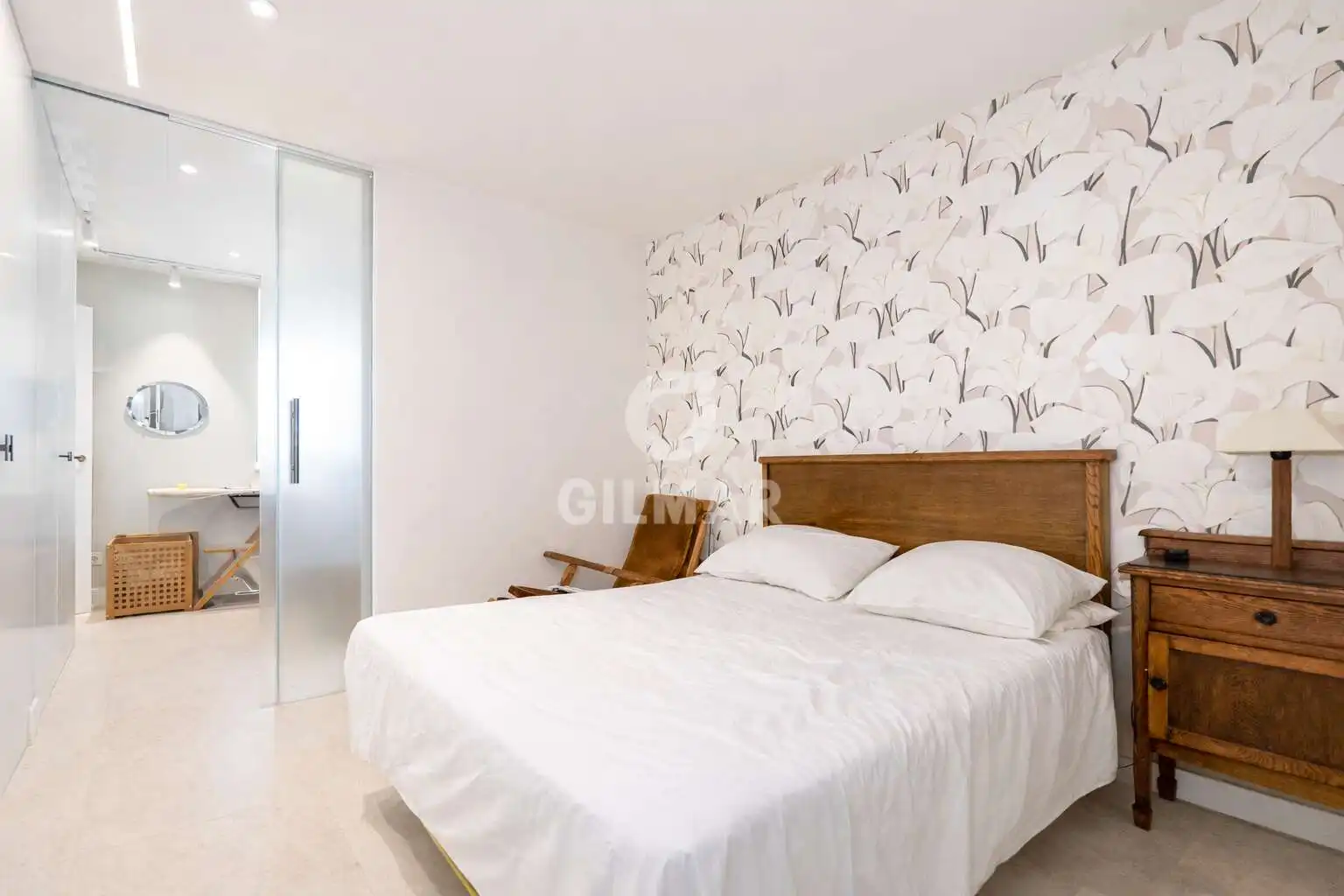Bedroom of Flat for sale in Madrid  with Heating, Private garden and Swimming Pool