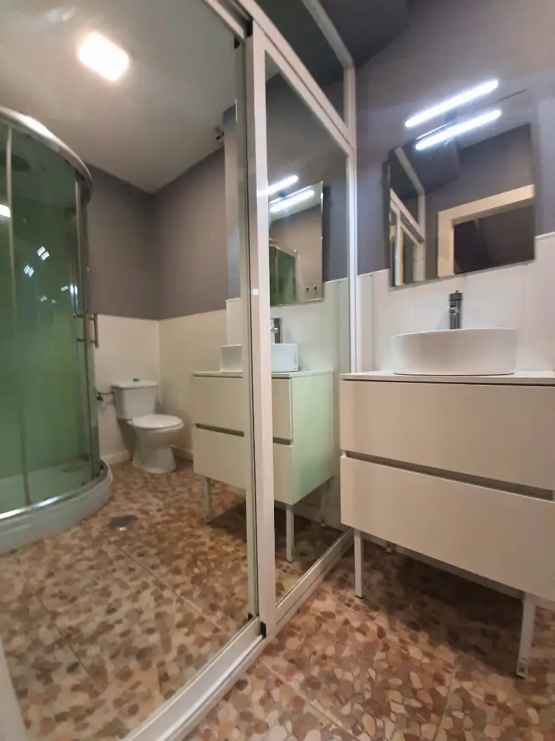 Bathroom of Flat for sale in Roquetas de Mar  with Terrace and Furnished
