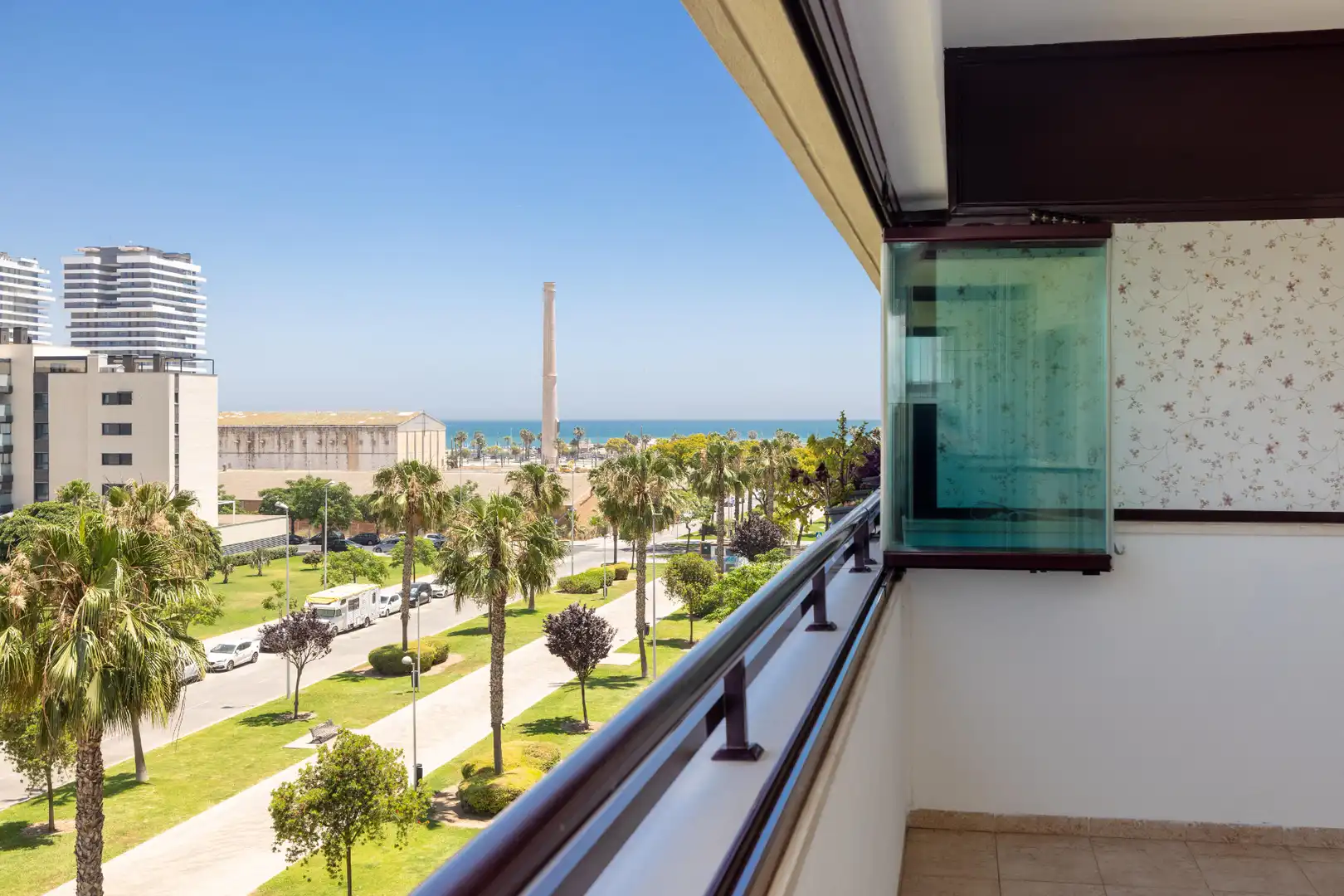 Balcony of Flat for sale in Málaga  with Air Conditioner, Heating and Terrace