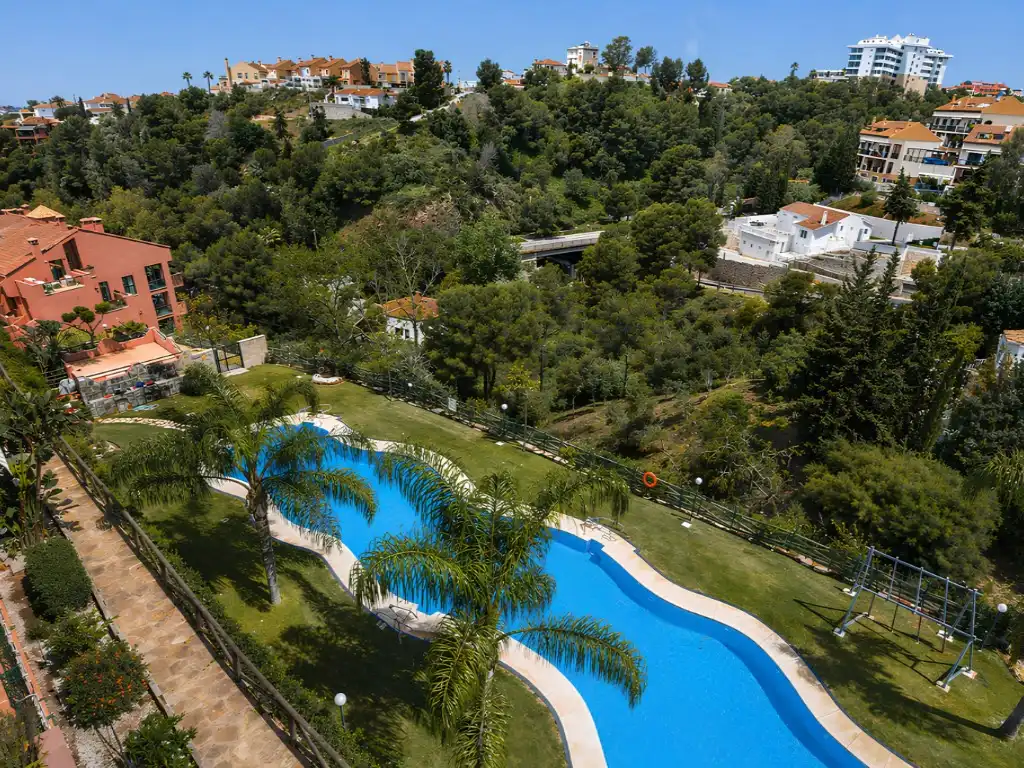 Swimming pool of Flat for sale in Fuengirola  with Heating, Terrace and Swimming Pool