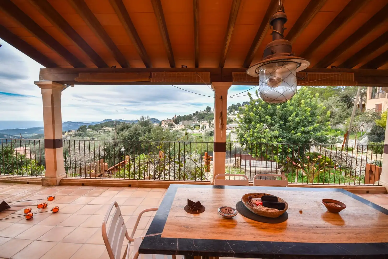 Terrassa de Finca rústica en venda en Puigpunyent amb Aire condicionat, Calefacció i Terrassa