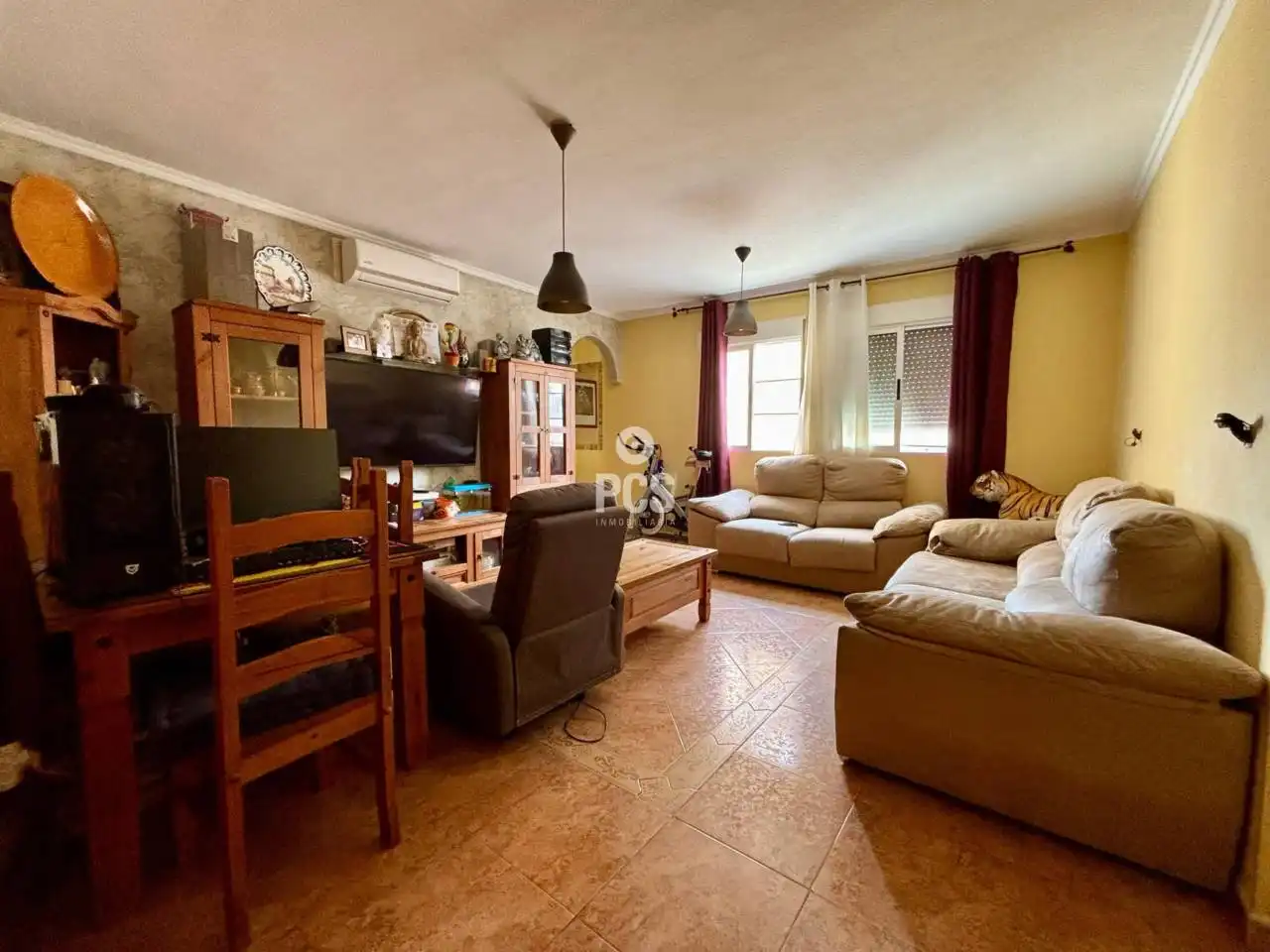 Sala de estar de Piso en venta en Mazarrón con Terraza, Trastero y Amueblado