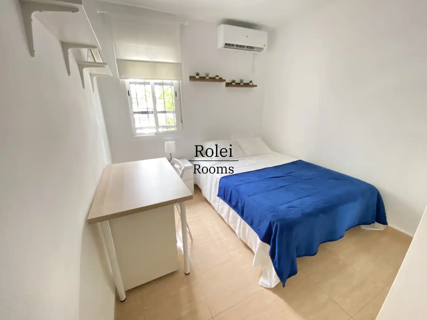 Habitación de Piso para compartir en Sevilla con Aire acondicionado, Calefacción y Amueblado
