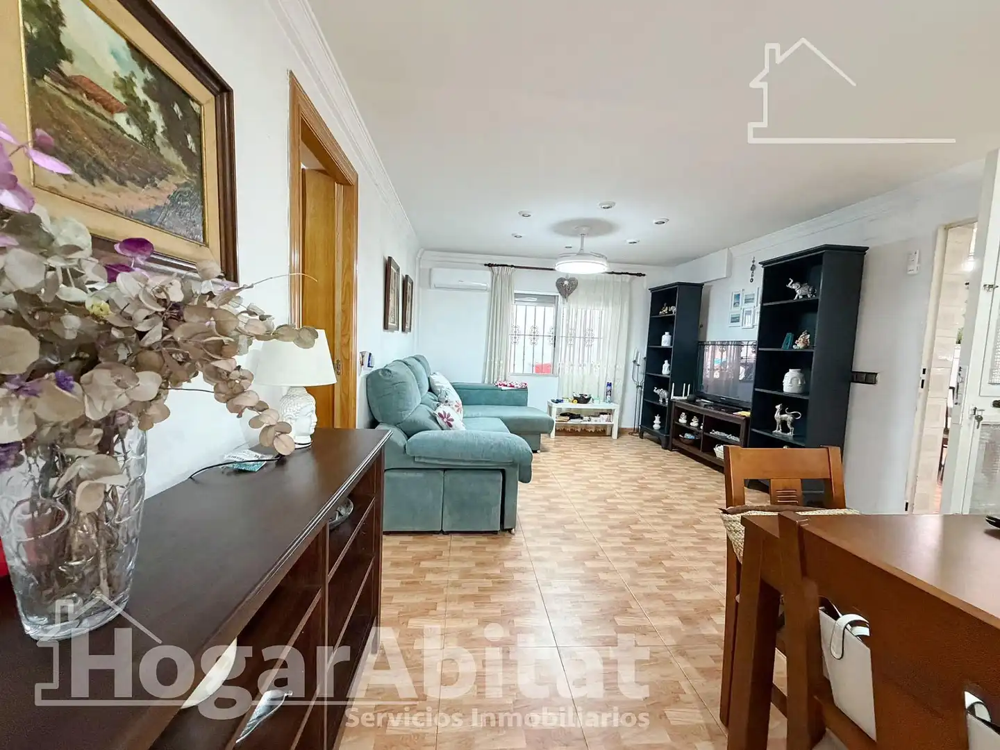 Sala de estar de Casa o chalet en venta en Vilamarxant con Aire acondicionado, Jardín privado y Terraza