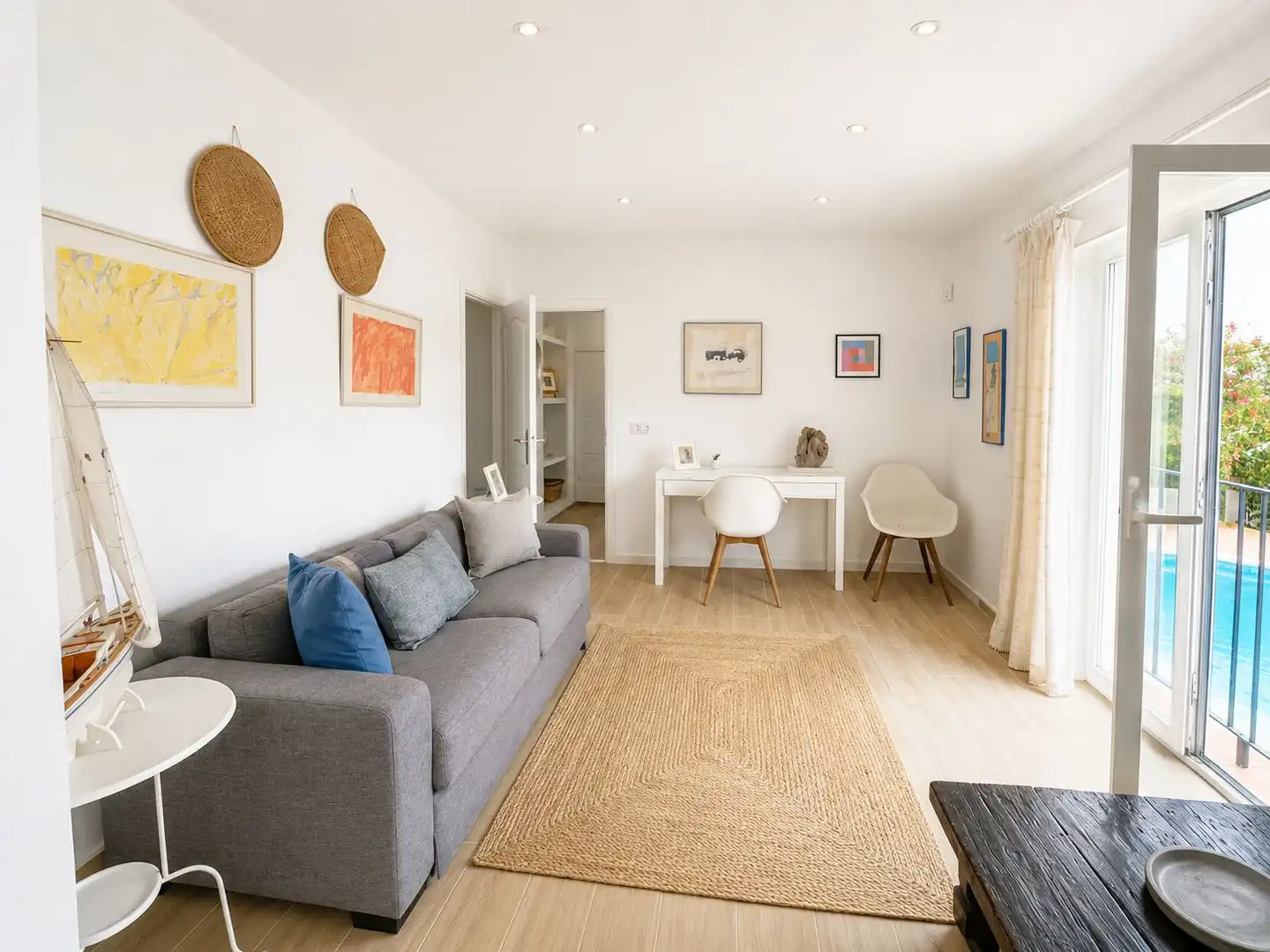 Sala de estar de Casa o chalet de alquiler en Jávea / Xàbia con Calefacción, Jardín privado y Terraza