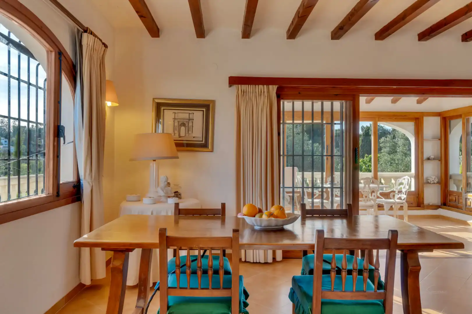 Dining room of Houses for sale in Jávea / Xàbia  with Air Conditioner, Heating and Private garden