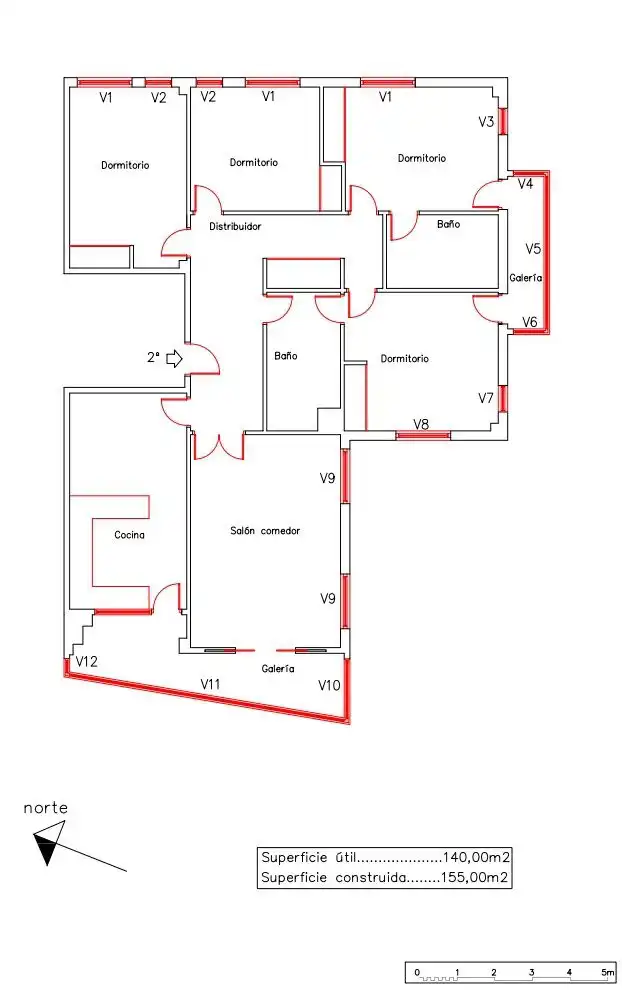 Wohnung zur Miete in Pasaje al Burgo, Eirís
